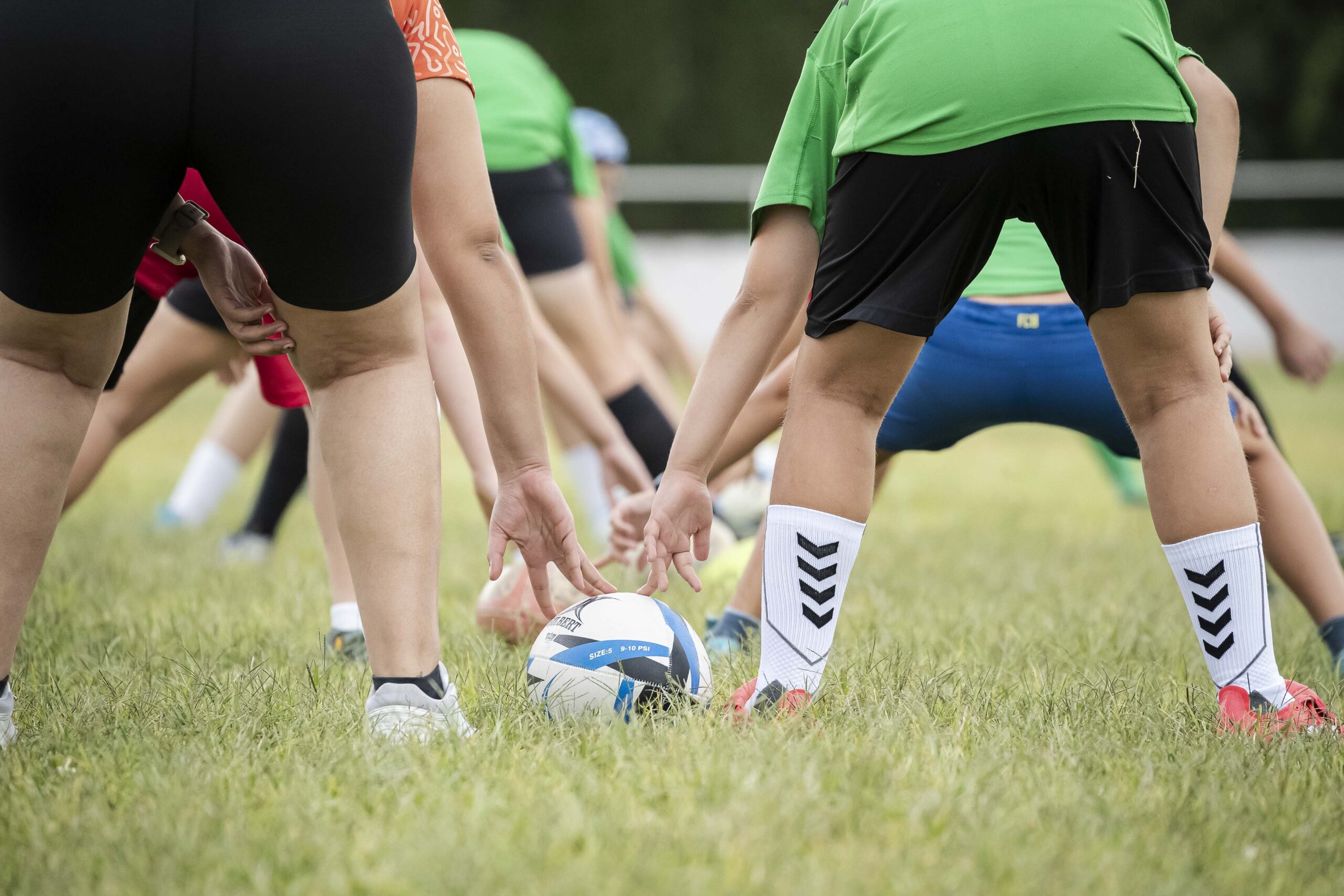 Primer entrenamiento de escuelas del CD Universitario Rugby Zaragoza.