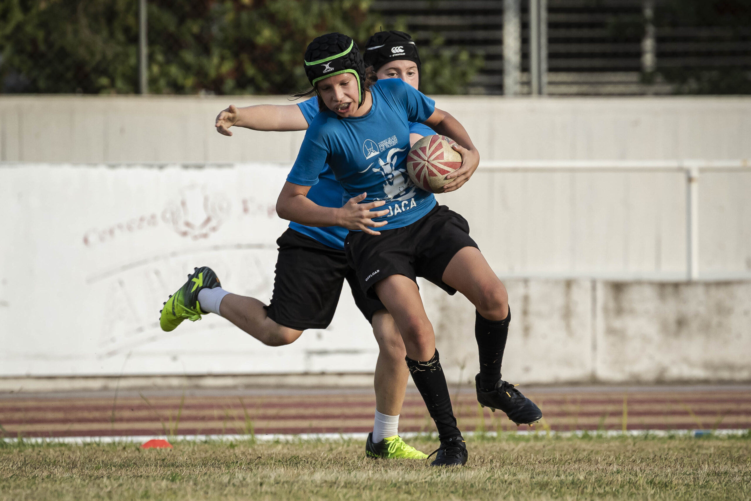 17/09/2025. Entrenamiento de escuelas del CD Universitario Rugby Zaragoza