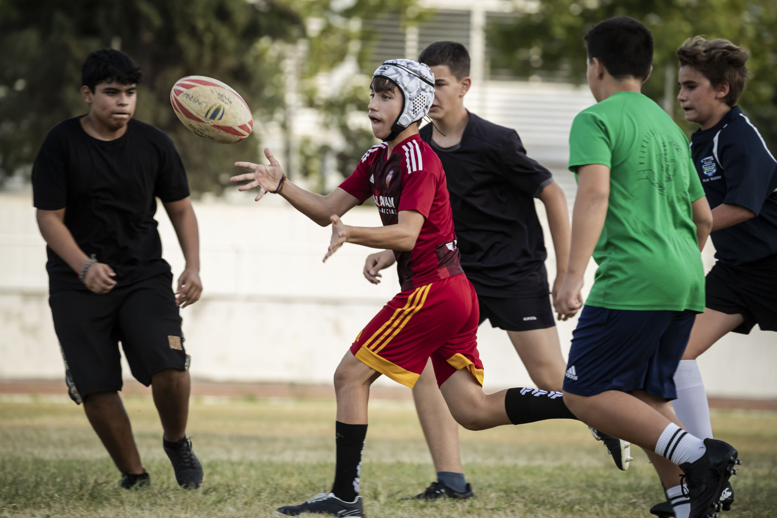 17/09/2025. Entrenamiento de escuelas del CD Universitario Rugby Zaragoza