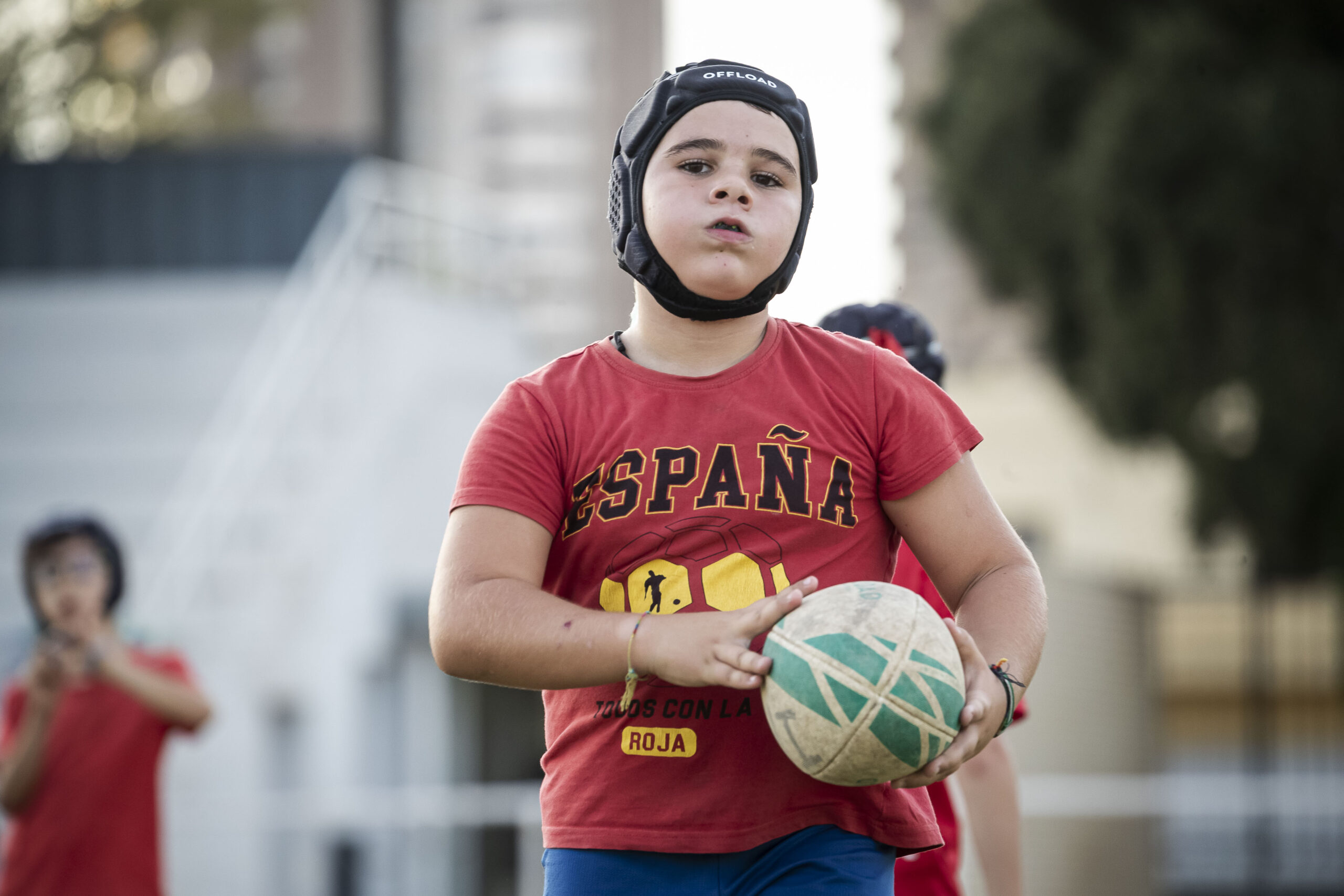 17/09/2025. Entrenamiento de escuelas del CD Universitario Rugby Zaragoza