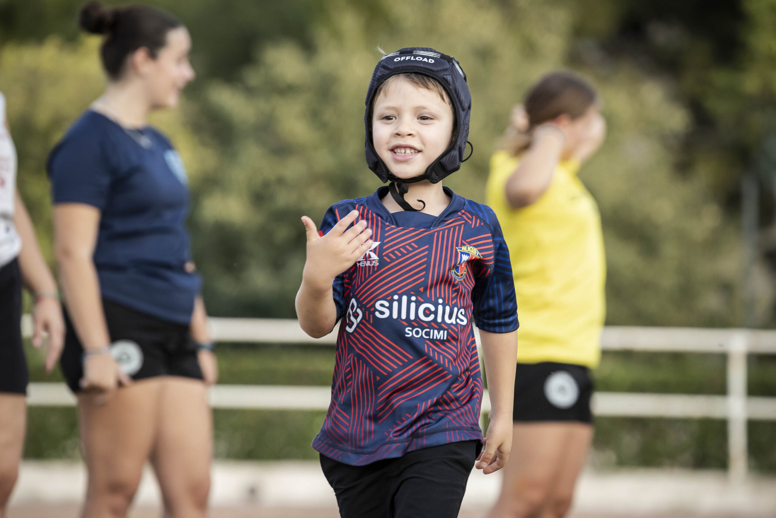 17/09/2025. Entrenamiento de escuelas del CD Universitario Rugby Zaragoza