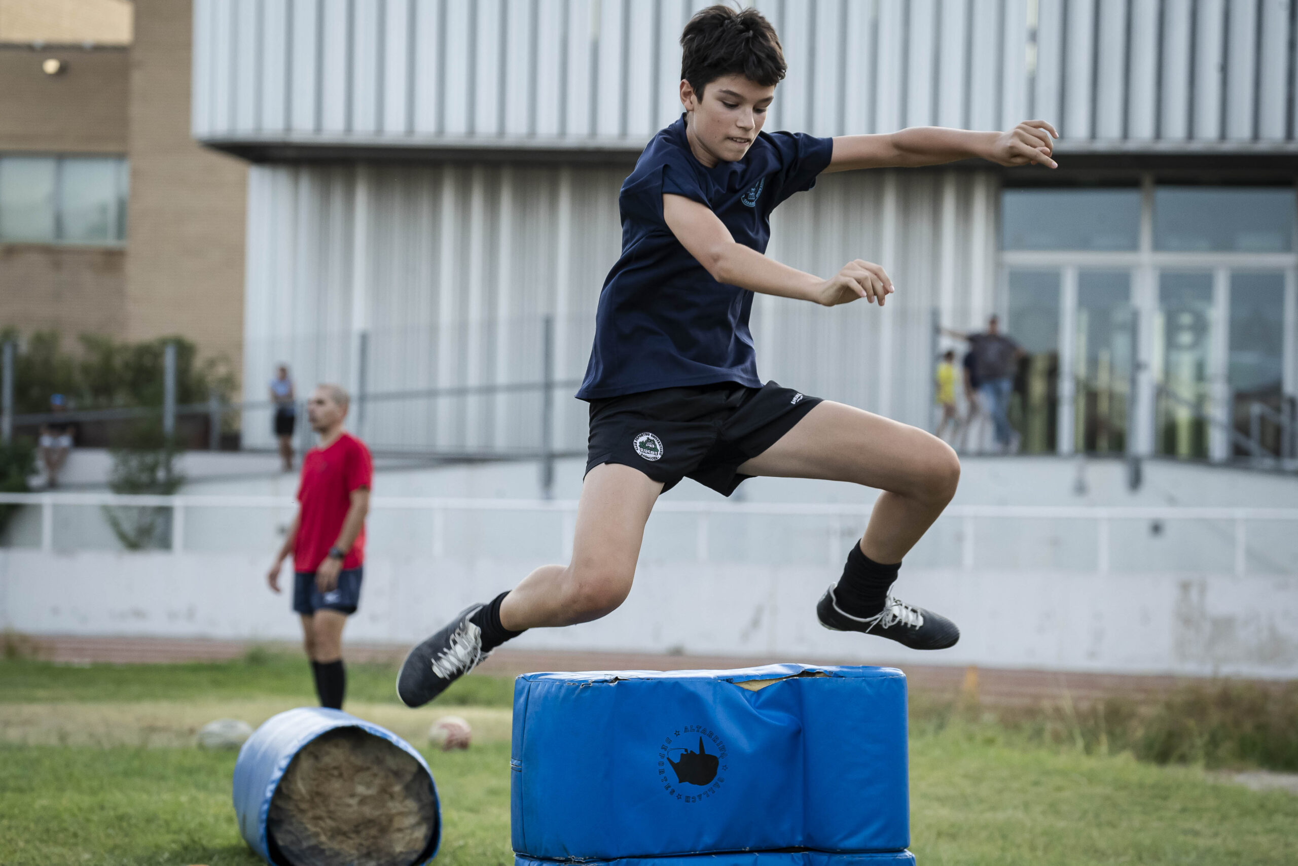 17/09/2025. Entrenamiento de escuelas del CD Universitario Rugby Zaragoza
