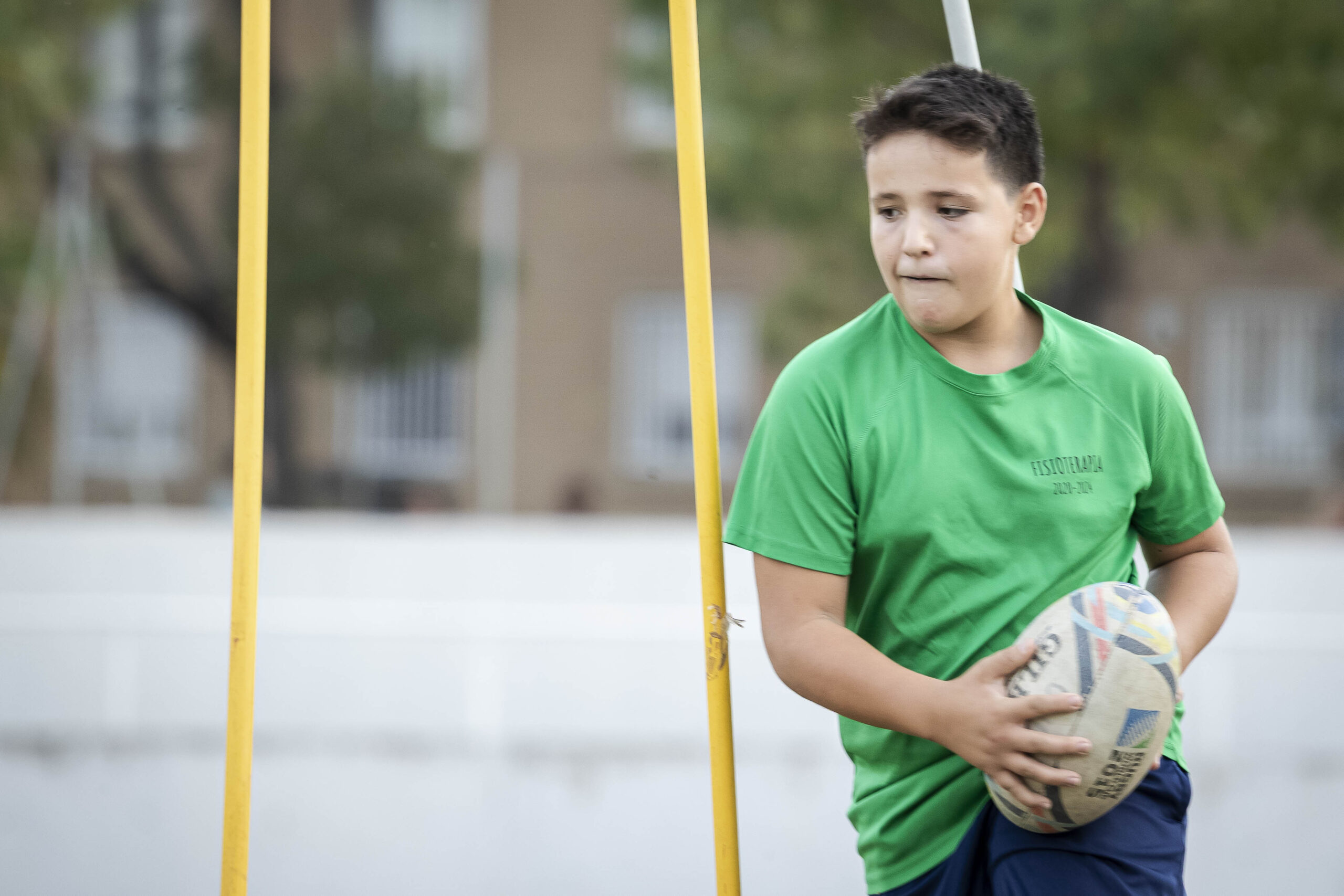 17/09/2025. Entrenamiento de escuelas del CD Universitario Rugby Zaragoza