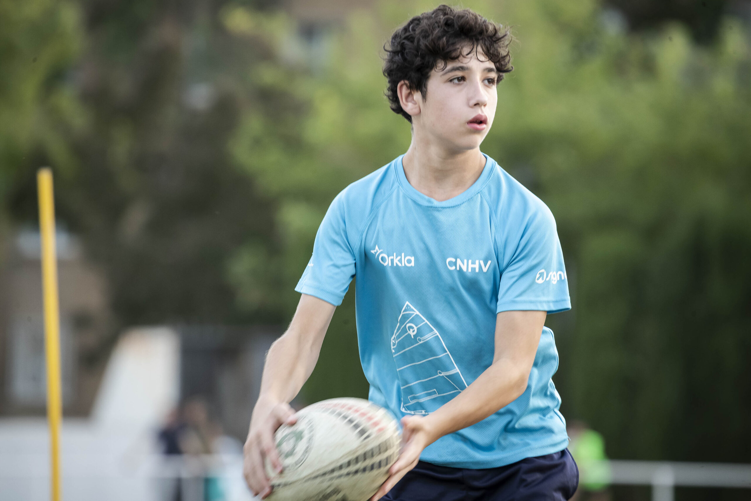 17/09/2025. Entrenamiento de escuelas del CD Universitario Rugby Zaragoza