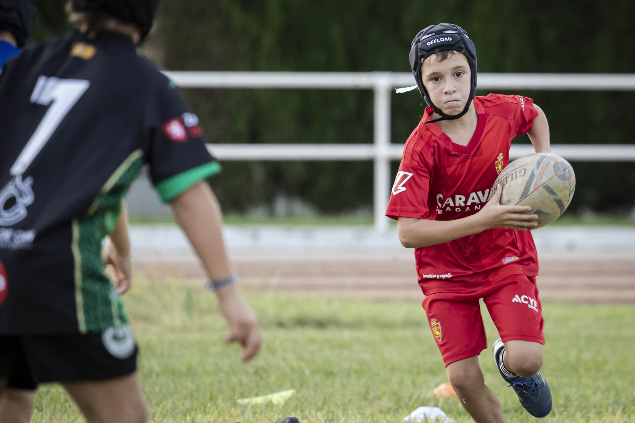 17/09/2025. Entrenamiento de escuelas del CD Universitario Rugby Zaragoza