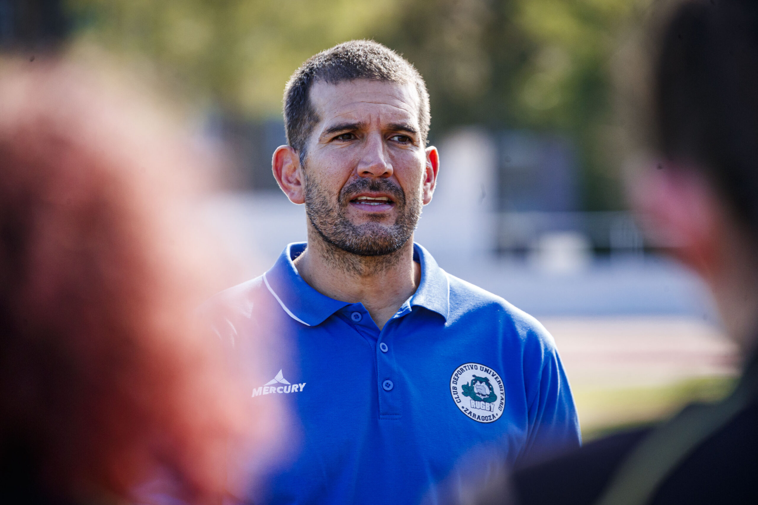 Partido amistoso de rugby femenino entre el CEFA Unizar y el Rugby FC Barcelona