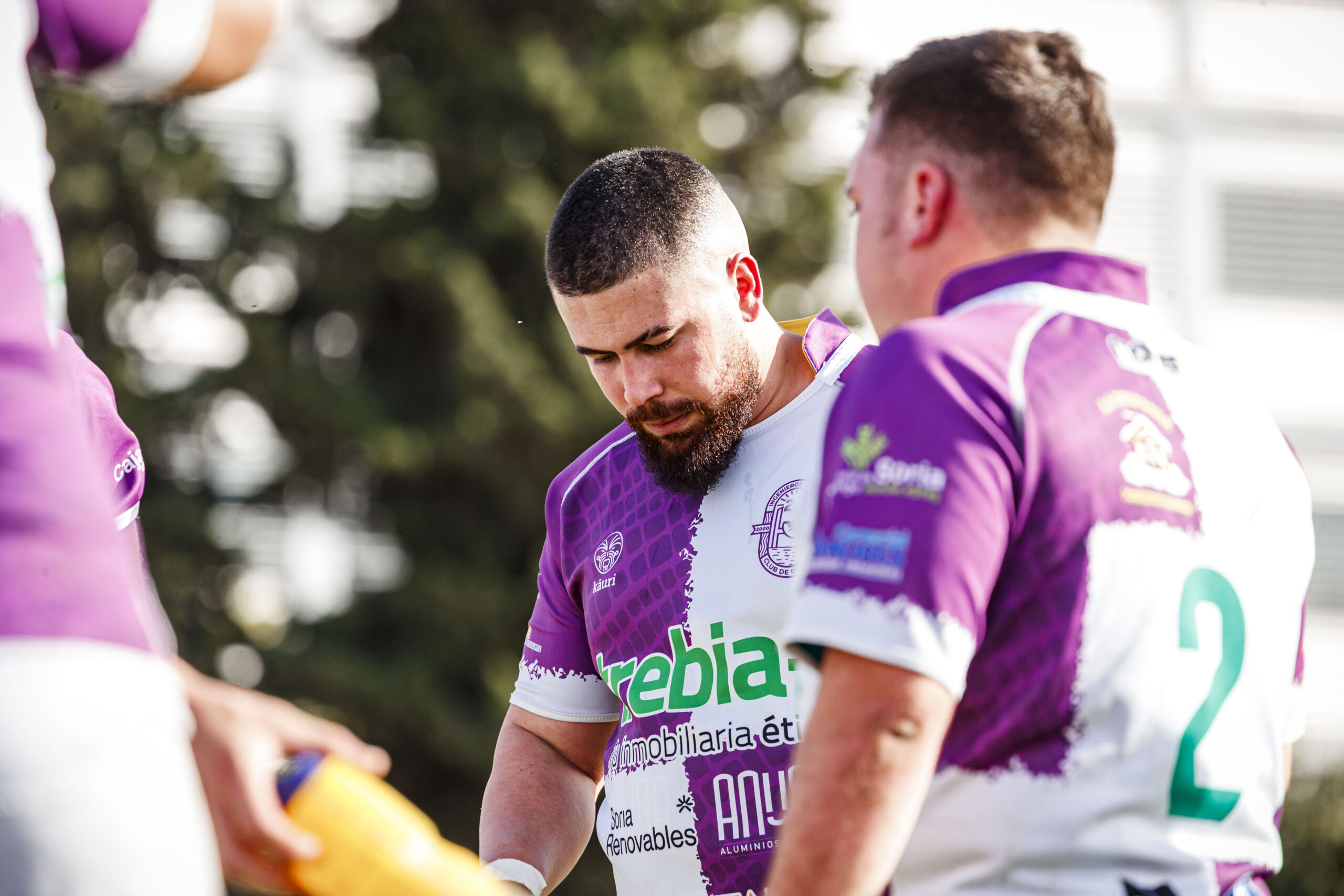 Partido amistoso de rugby masculino entre el CEFA Unizar y el CR Ingenieros Soria