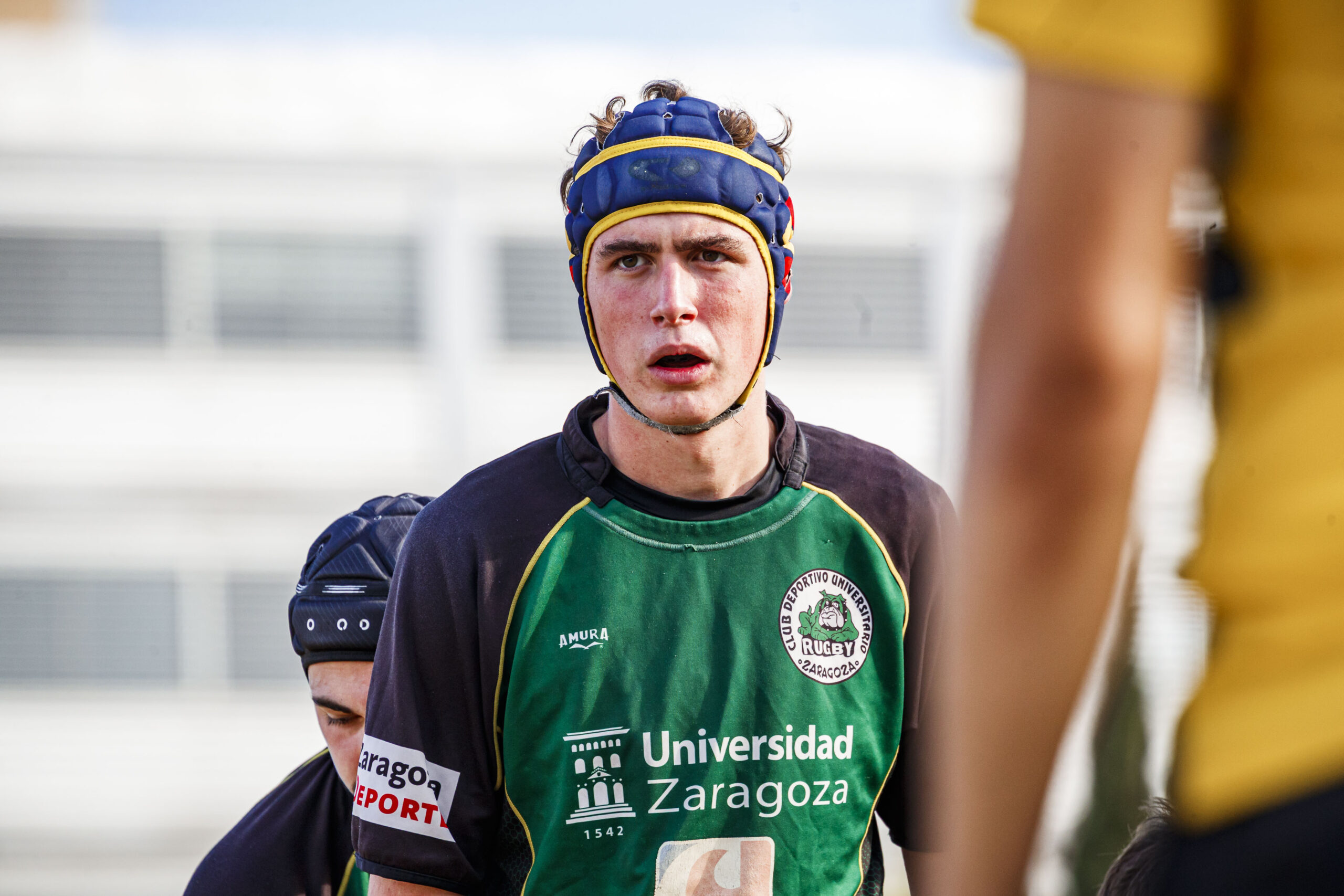Partido amistoso de rugby masculino entre el CEFA Unizar y el CR Ingenieros Soria