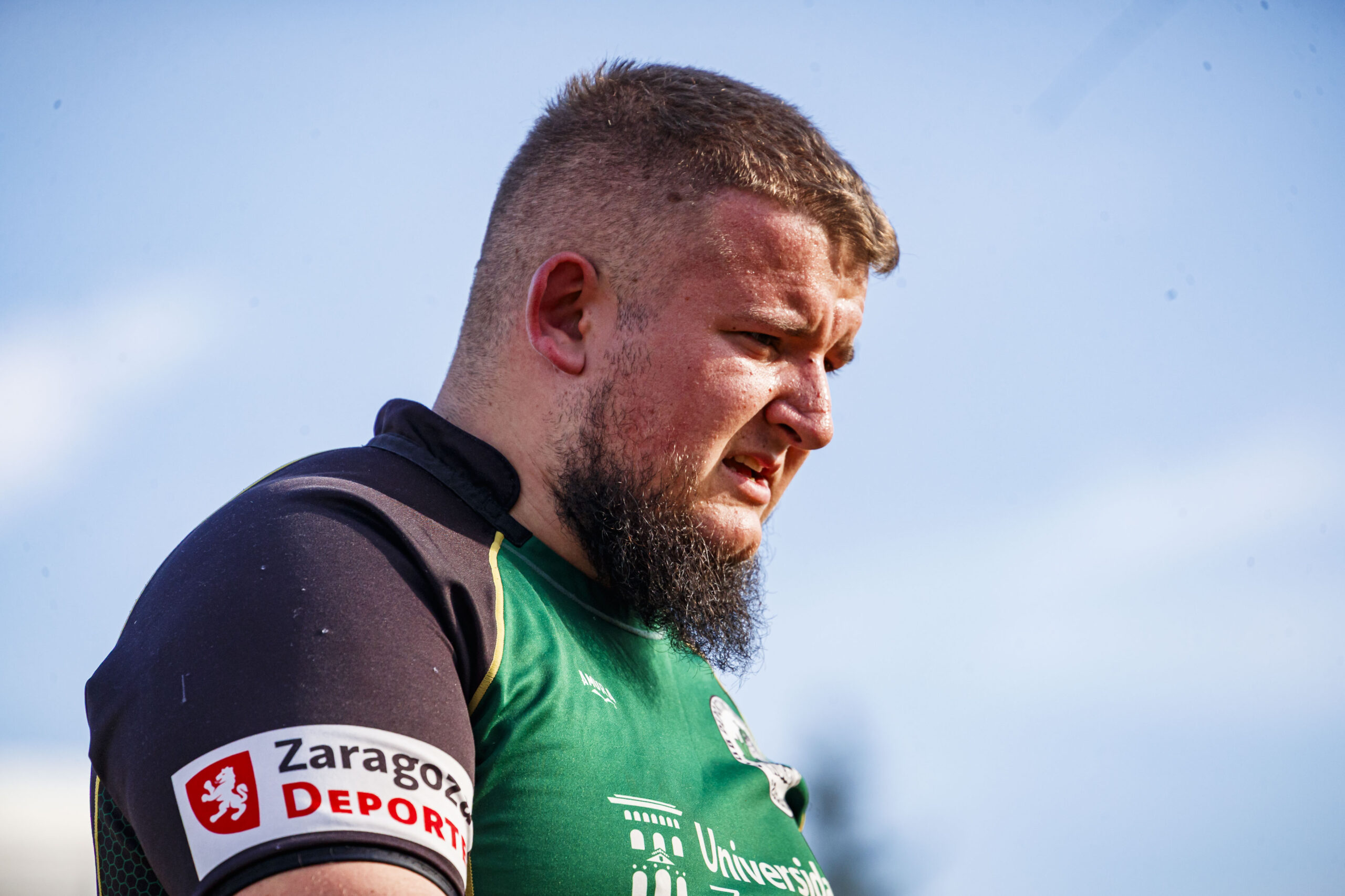 Partido amistoso de rugby masculino entre el CEFA Unizar y el CR Ingenieros Soria