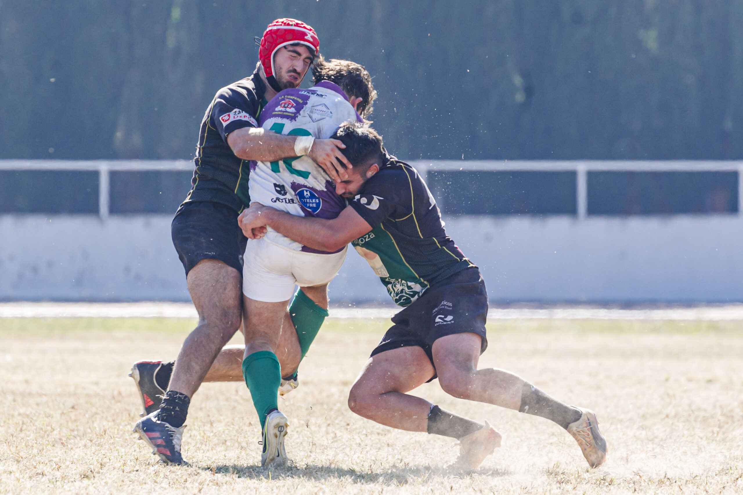 Partido de la jornada 1 de Liga Aragonesa de rugby entre el CEFA Unizar e Ingenieros Soria.