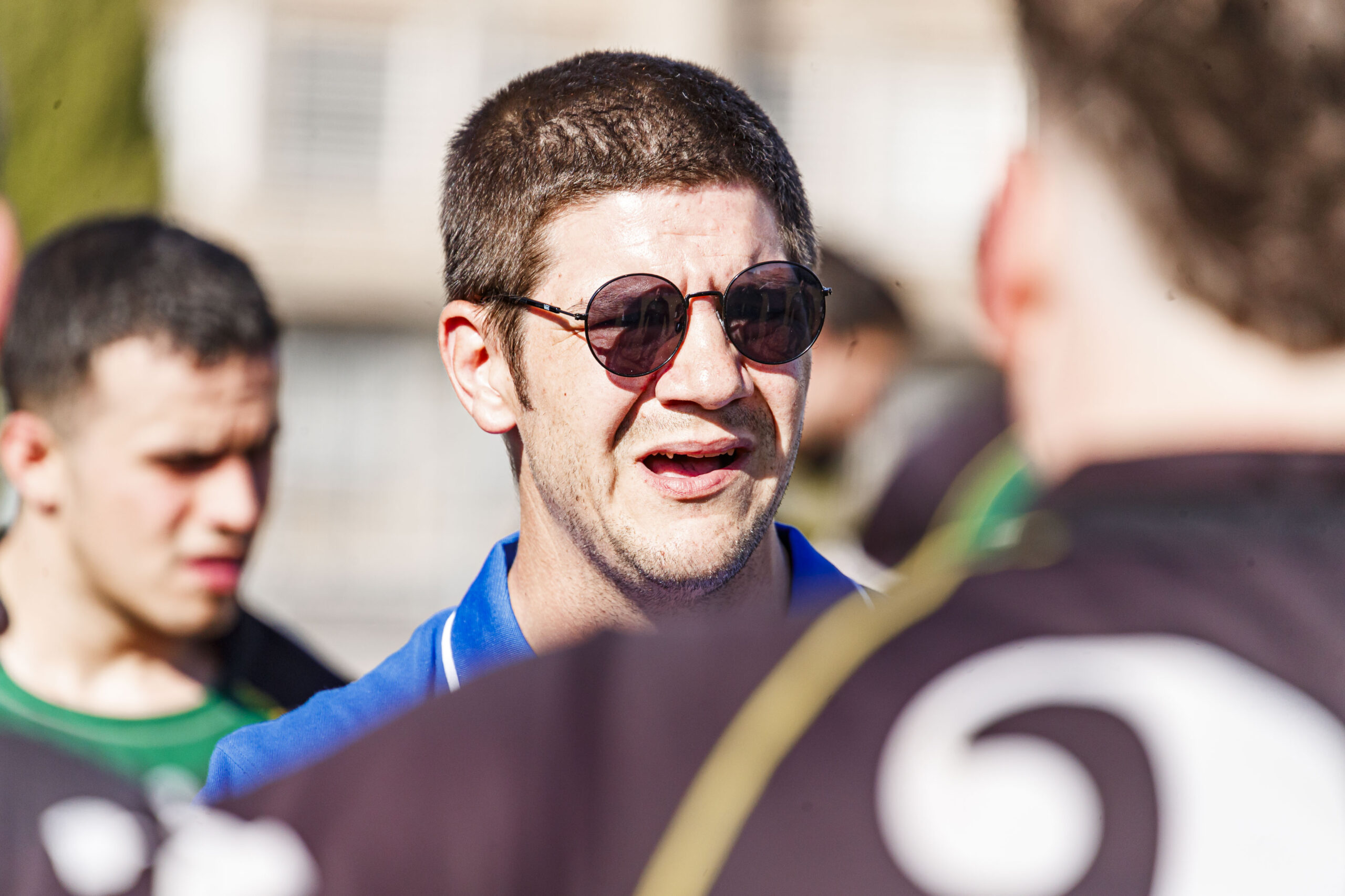 Partido de la jornada 1 de Liga Aragonesa de rugby entre el CEFA Unizar e Ingenieros Soria.
