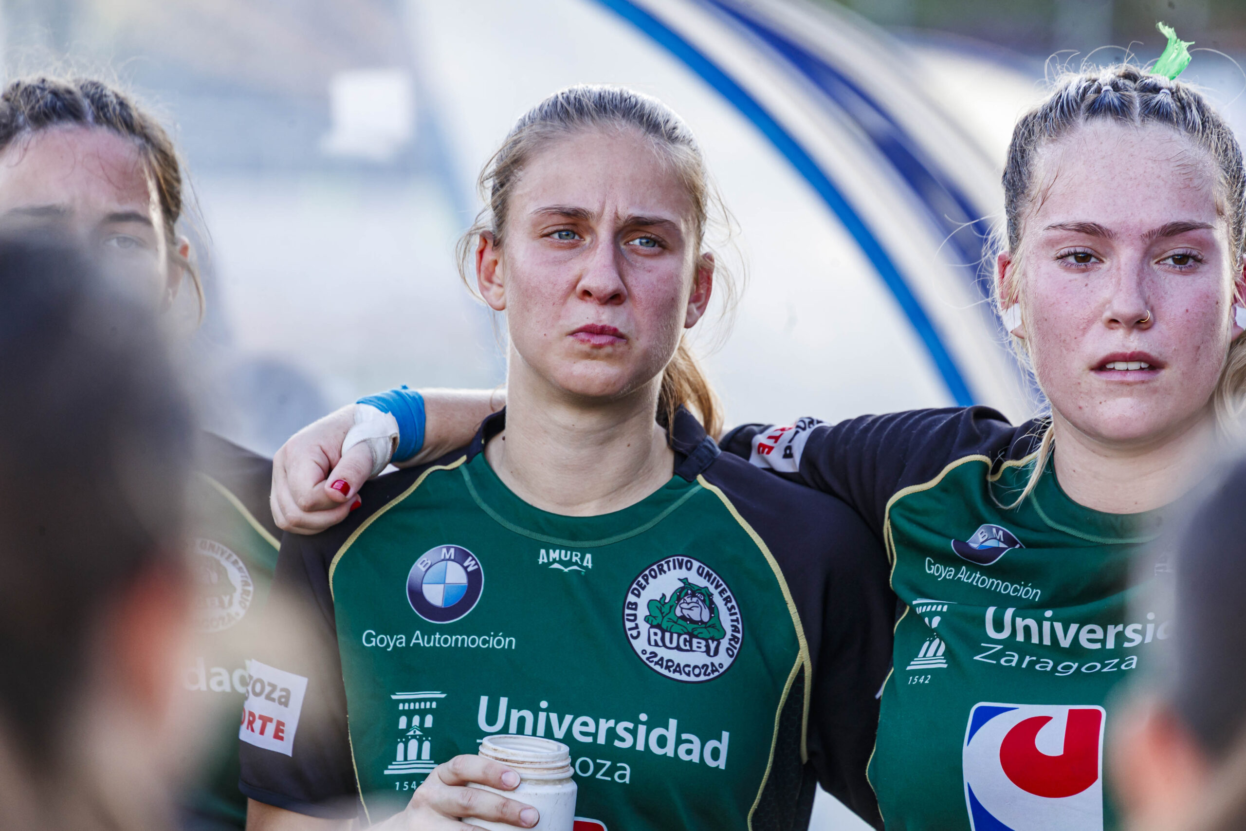 Partido de la jornada 1 de Liga Aragonesa de rugby entre el CEFA Unizar e Ingenieros Soria.