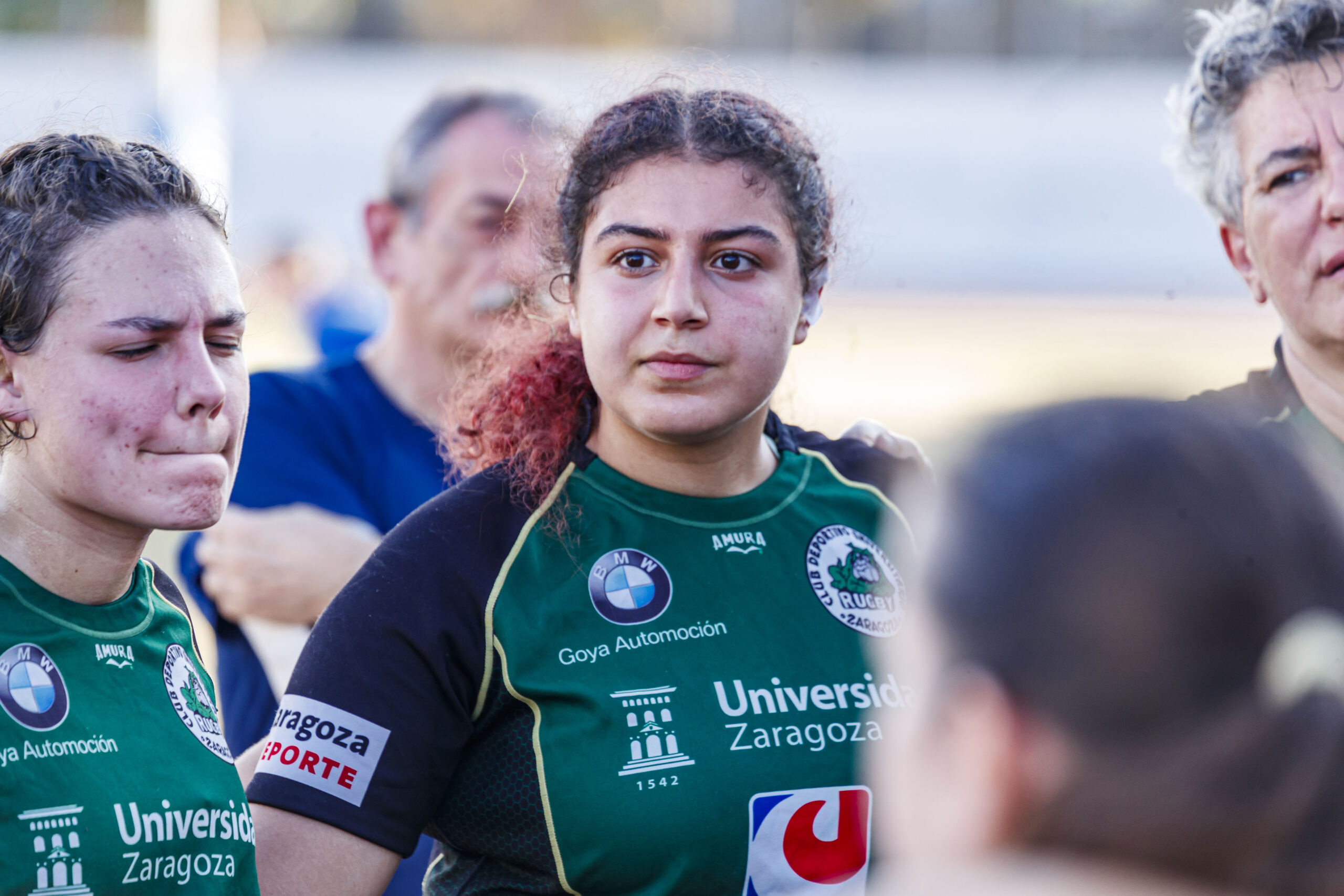 Partido de la jornada 1 de Liga Aragonesa de rugby entre el CEFA Unizar e Ingenieros Soria.
