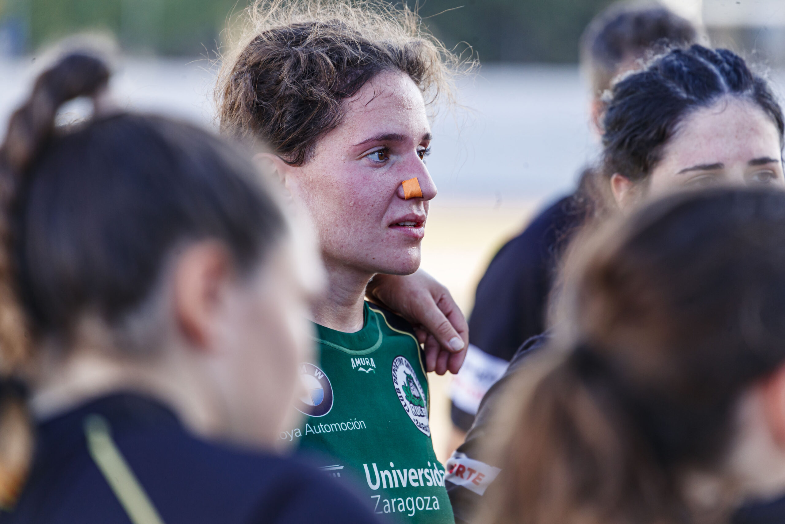 Partido de la jornada 1 de Liga Aragonesa de rugby entre el CEFA Unizar e Ingenieros Soria.