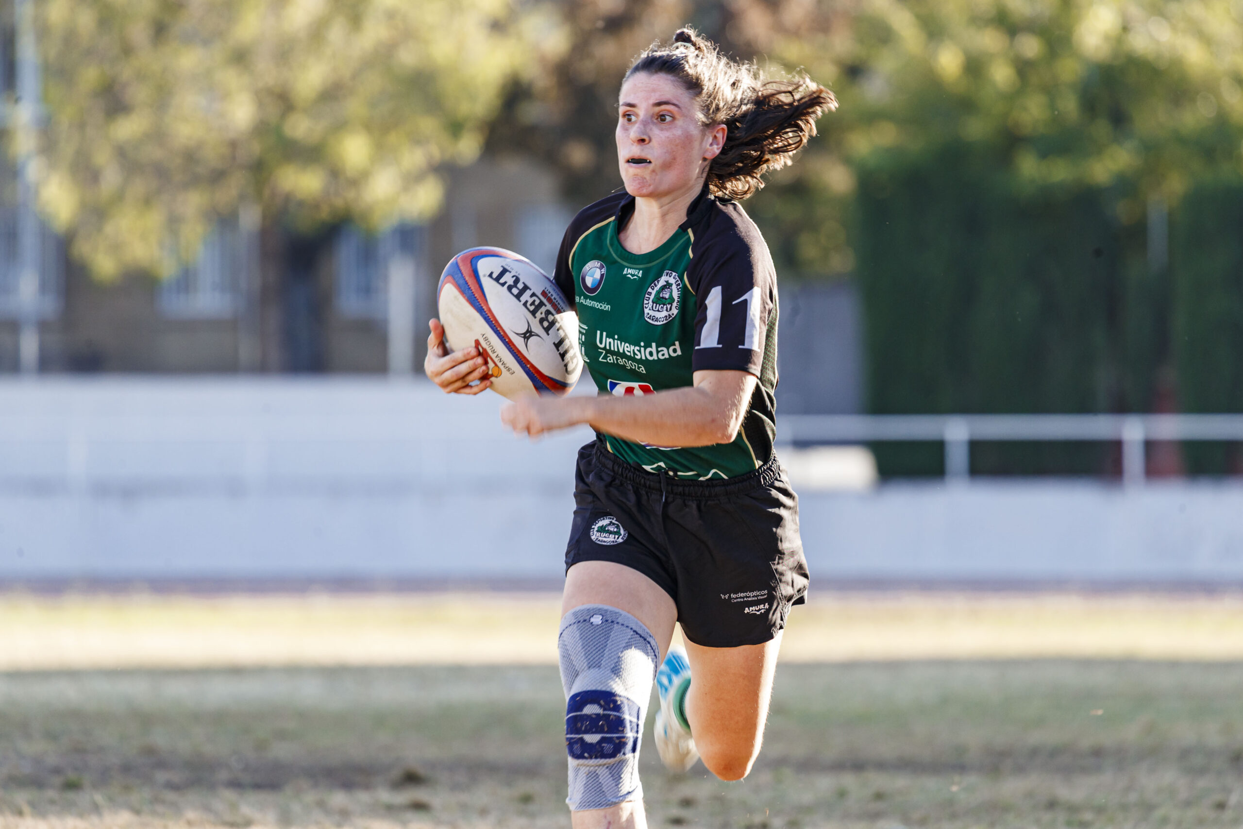 Partido de la jornada 1 de Liga Aragonesa de rugby entre el CEFA Unizar e Ingenieros Soria.