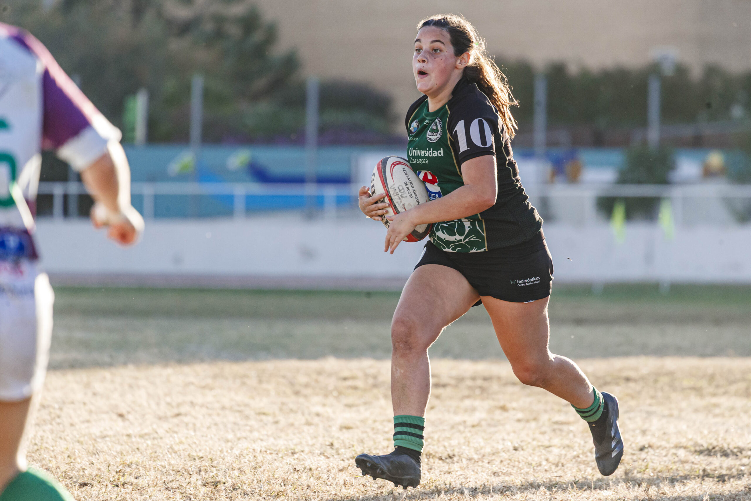 Partido de la jornada 1 de Liga Aragonesa de rugby entre el CEFA Unizar e Ingenieros Soria.