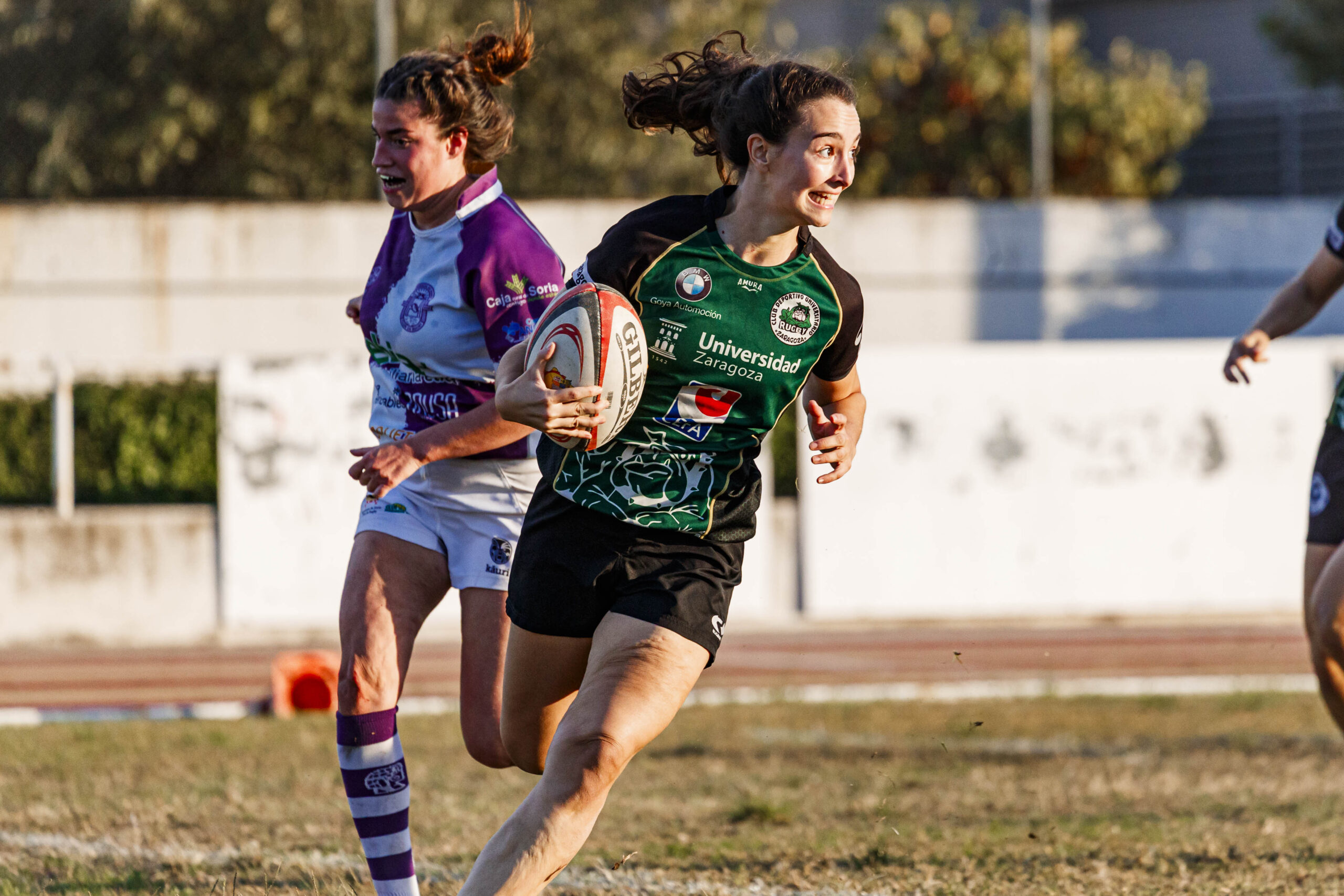 Partido de la jornada 1 de Liga Aragonesa de rugby entre el CEFA Unizar e Ingenieros Soria.