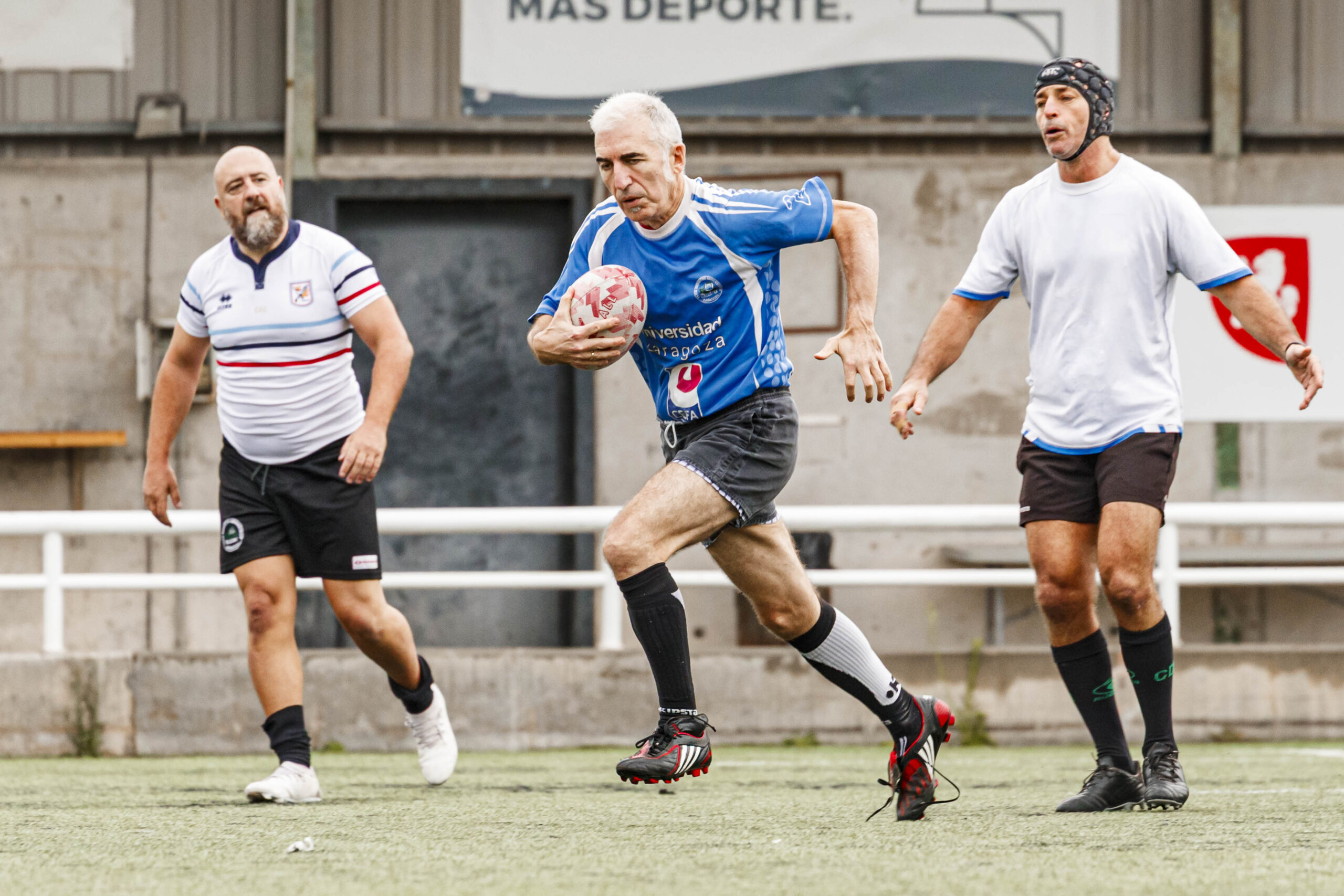 25/10/2025. Imagenes correspondientes al XV Memorial Mauricio Gallego Soro organizado por el CD Universitario Rugby Zaragoza.