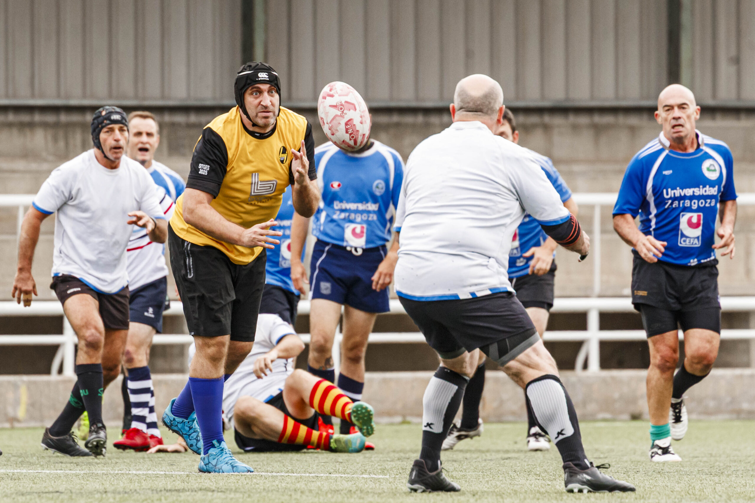 25/10/2025. Imagenes correspondientes al XV Memorial Mauricio Gallego Soro organizado por el CD Universitario Rugby Zaragoza.
