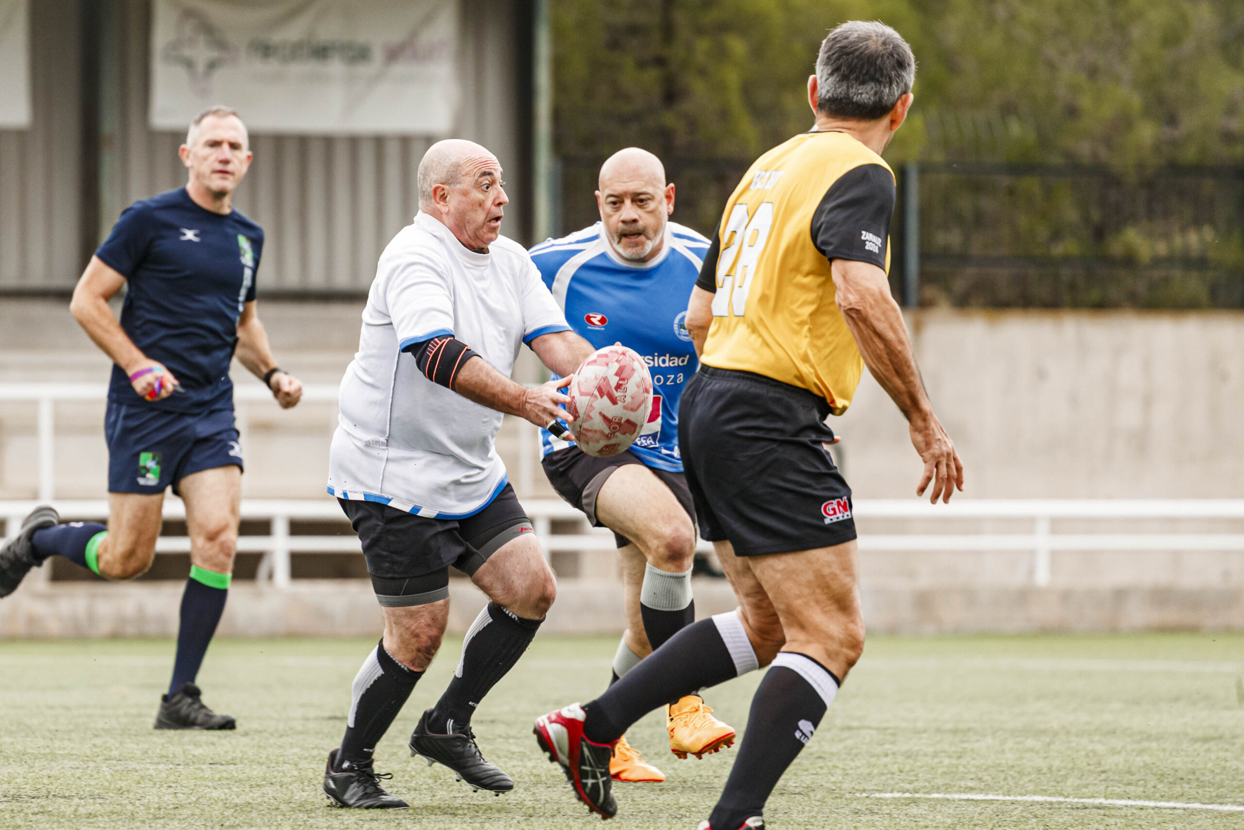 25/10/2025. Imagenes correspondientes al XV Memorial Mauricio Gallego Soro organizado por el CD Universitario Rugby Zaragoza.