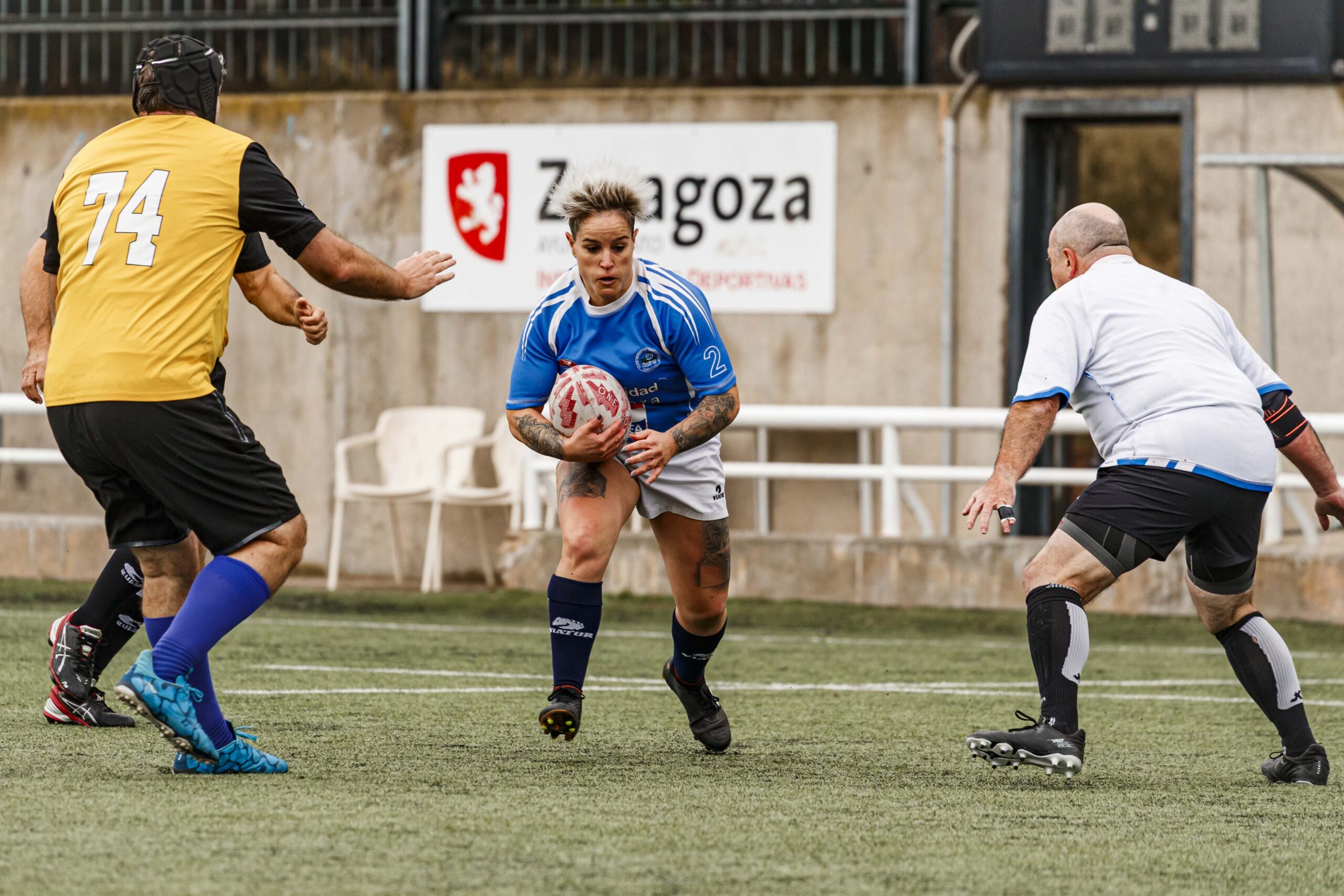 25/10/2025. Imagenes correspondientes al XV Memorial Mauricio Gallego Soro organizado por el CD Universitario Rugby Zaragoza.