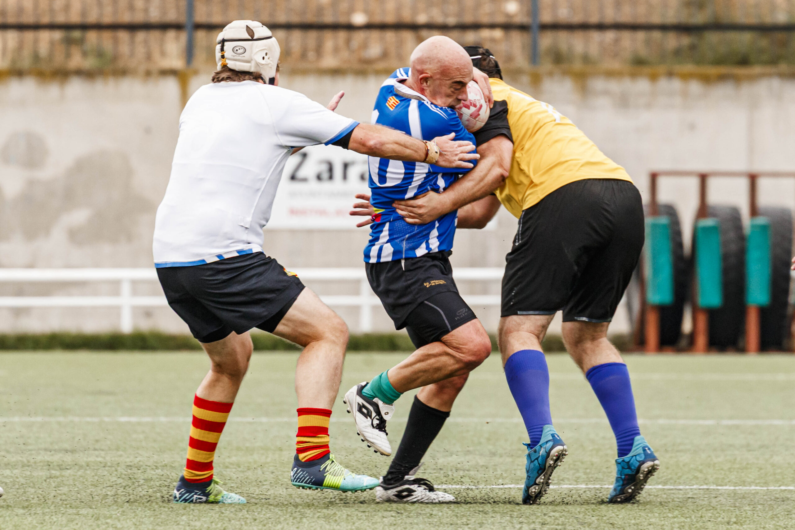 25/10/2025. Imagenes correspondientes al XV Memorial Mauricio Gallego Soro organizado por el CD Universitario Rugby Zaragoza.