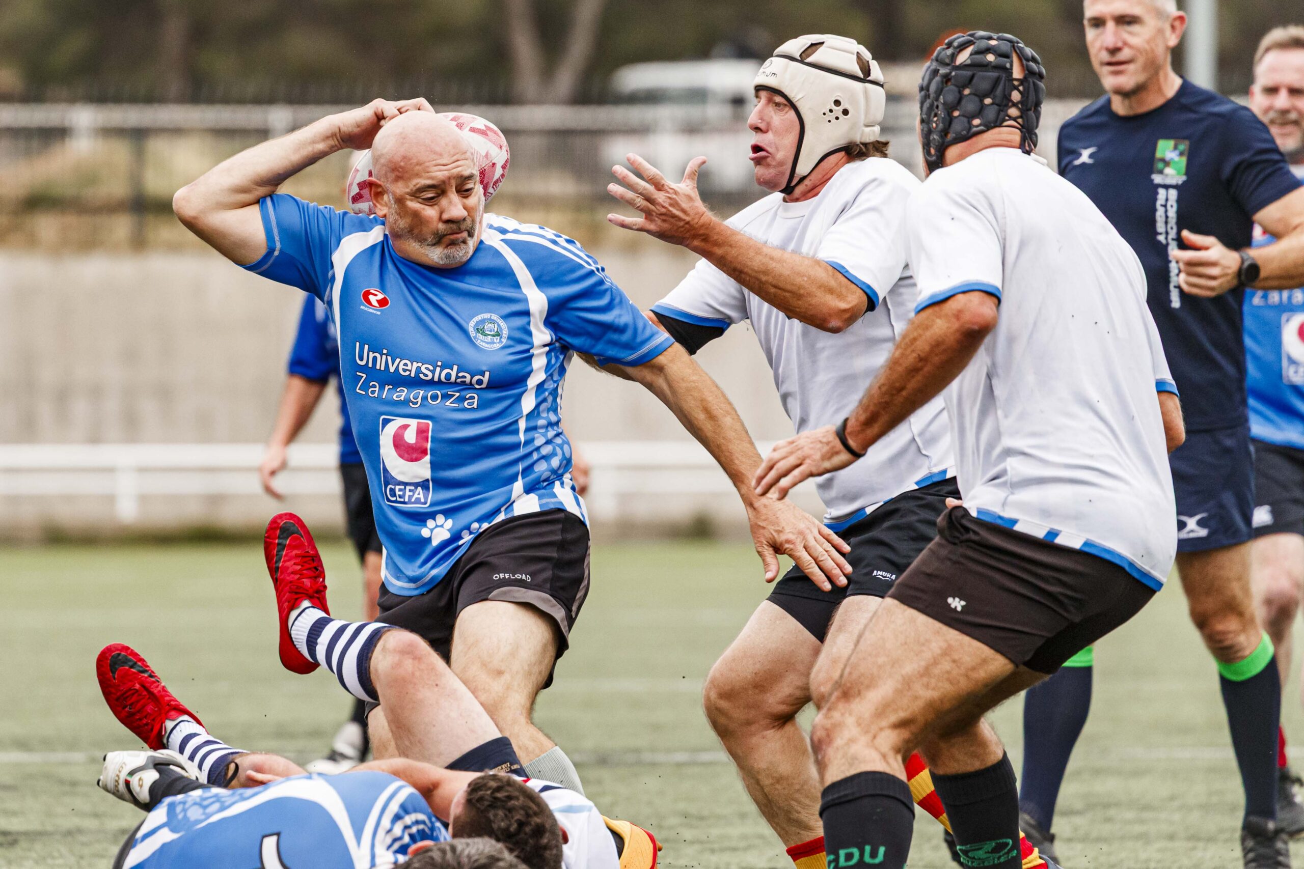 25/10/2025. Imagenes correspondientes al XV Memorial Mauricio Gallego Soro organizado por el CD Universitario Rugby Zaragoza.