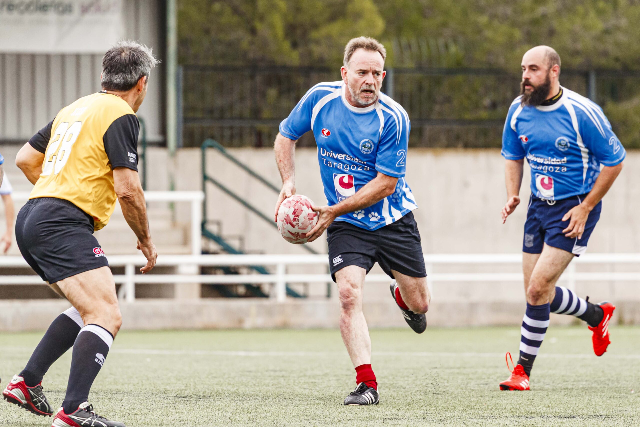 25/10/2025. Imagenes correspondientes al XV Memorial Mauricio Gallego Soro organizado por el CD Universitario Rugby Zaragoza.