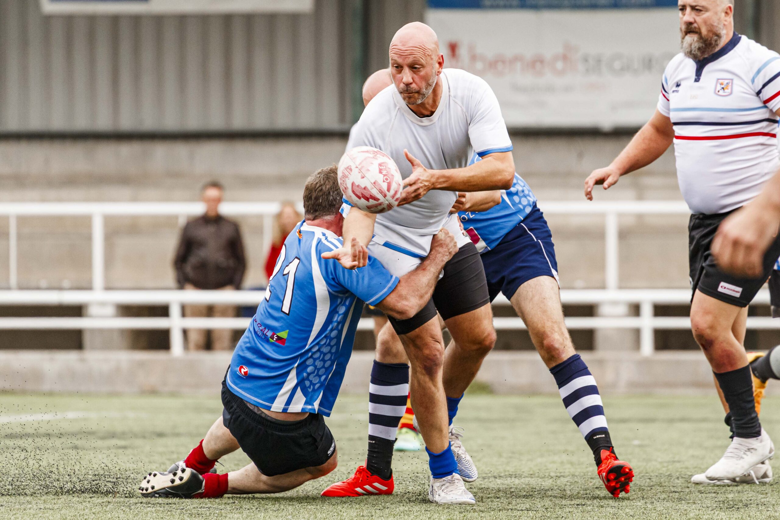25/10/2025. Imagenes correspondientes al XV Memorial Mauricio Gallego Soro organizado por el CD Universitario Rugby Zaragoza.