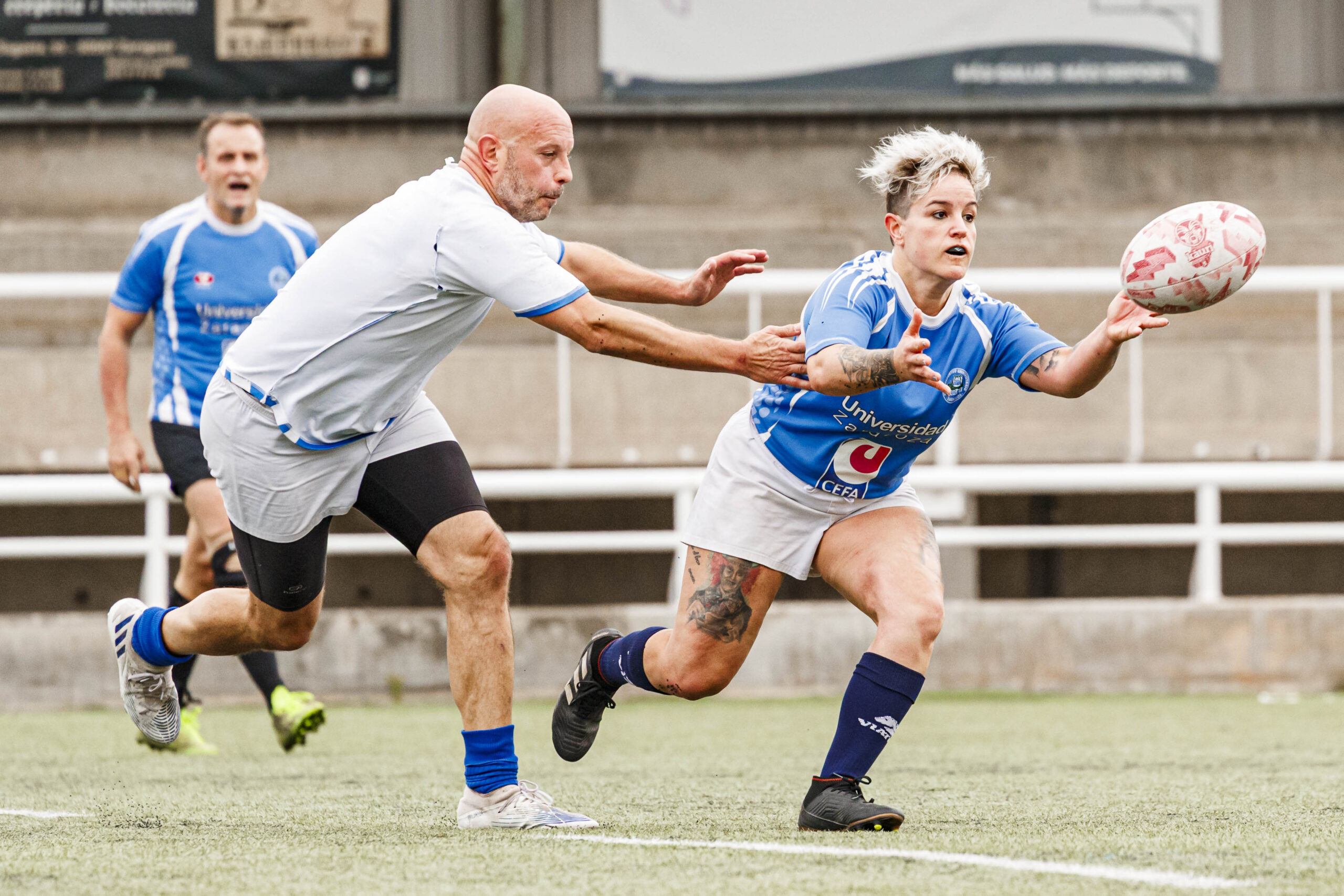 25/10/2025. Imagenes correspondientes al XV Memorial Mauricio Gallego Soro organizado por el CD Universitario Rugby Zaragoza.