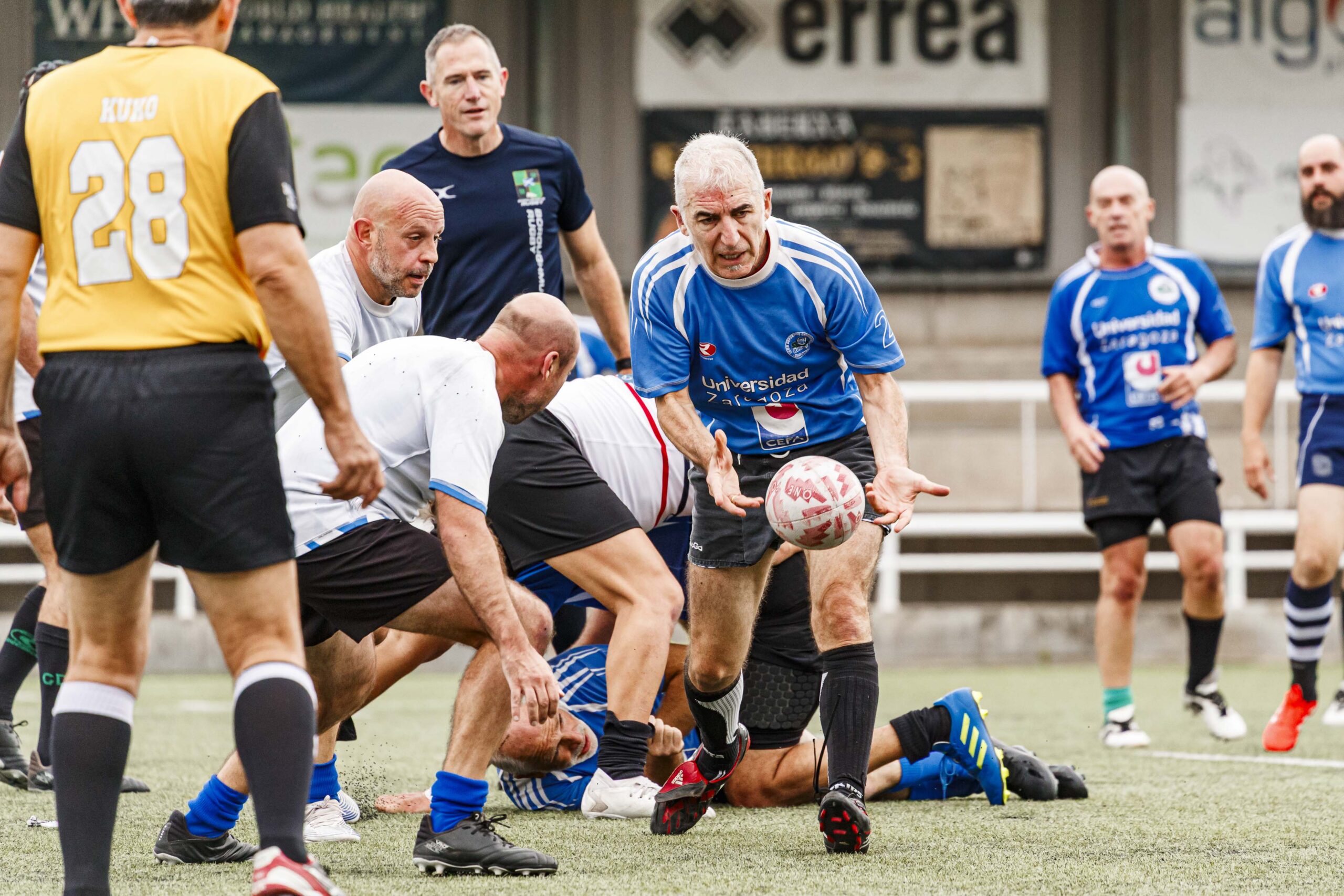 25/10/2025. Imagenes correspondientes al XV Memorial Mauricio Gallego Soro organizado por el CD Universitario Rugby Zaragoza.