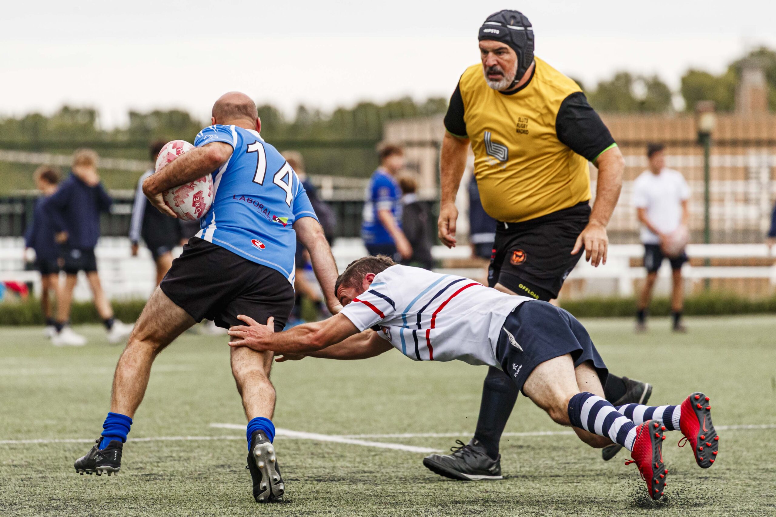 25/10/2025. Imagenes correspondientes al XV Memorial Mauricio Gallego Soro organizado por el CD Universitario Rugby Zaragoza.