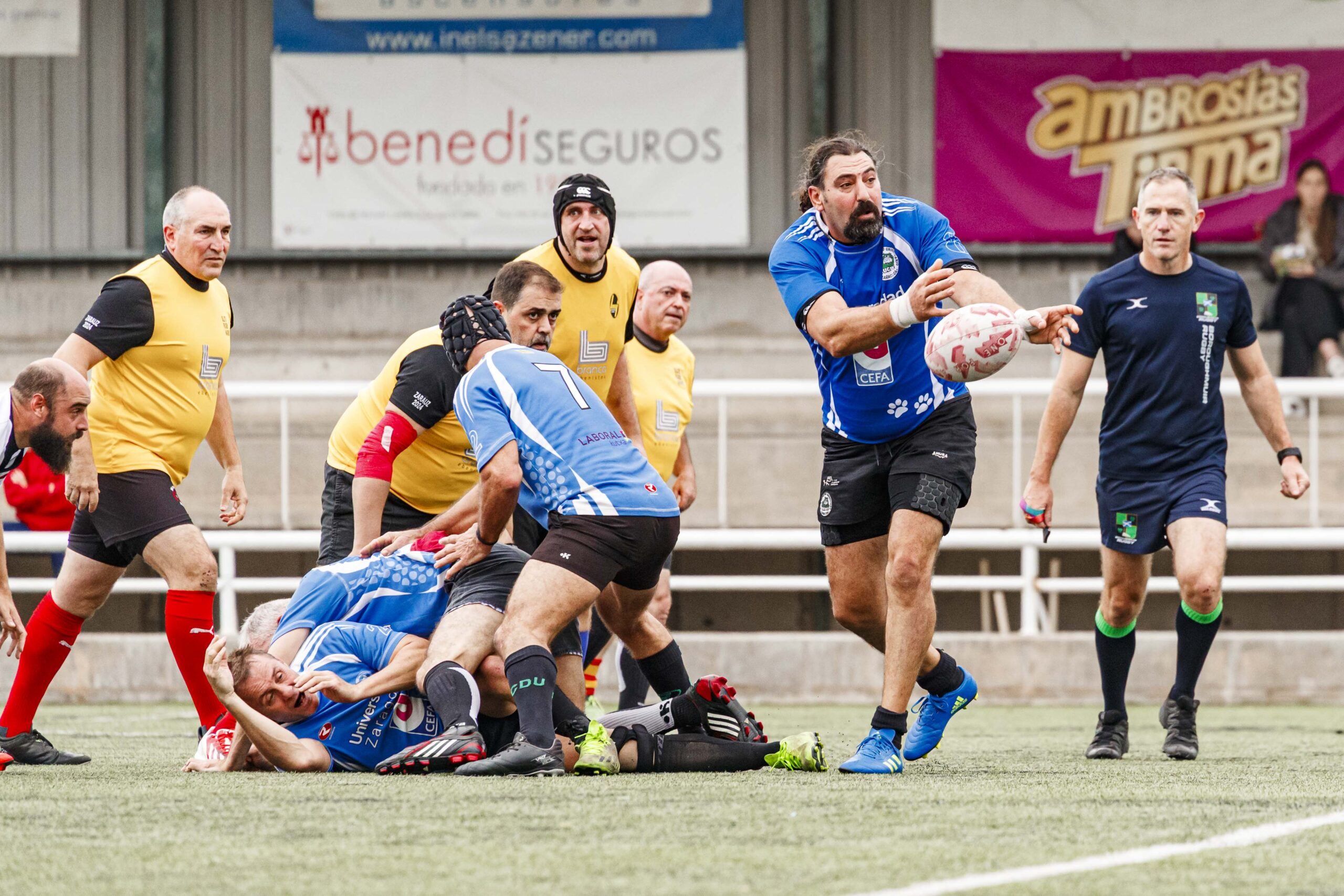 25/10/2025. Imagenes correspondientes al XV Memorial Mauricio Gallego Soro organizado por el CD Universitario Rugby Zaragoza.