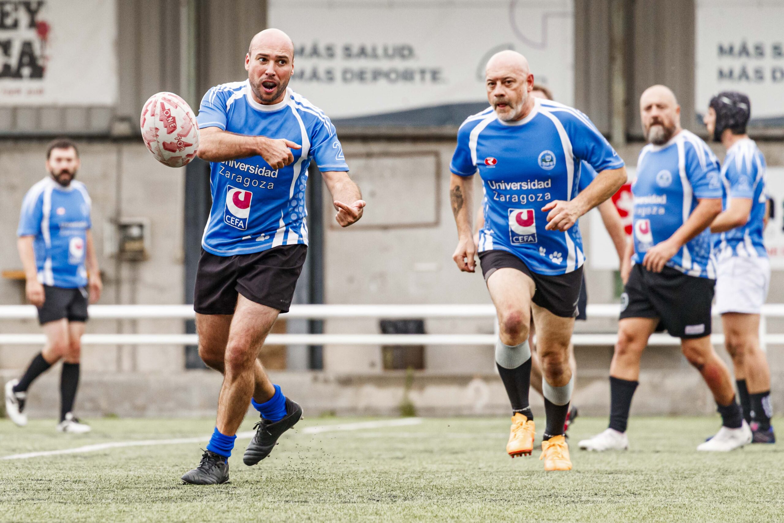 25/10/2025. Imagenes correspondientes al XV Memorial Mauricio Gallego Soro organizado por el CD Universitario Rugby Zaragoza.