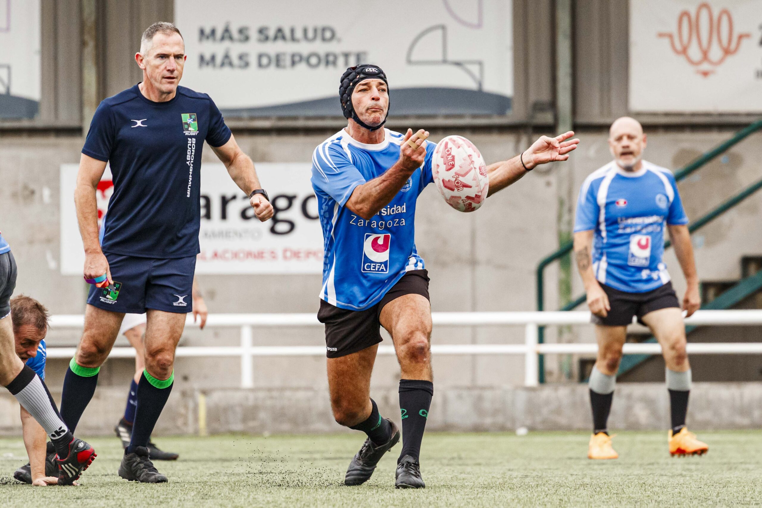 25/10/2025. Imagenes correspondientes al XV Memorial Mauricio Gallego Soro organizado por el CD Universitario Rugby Zaragoza.