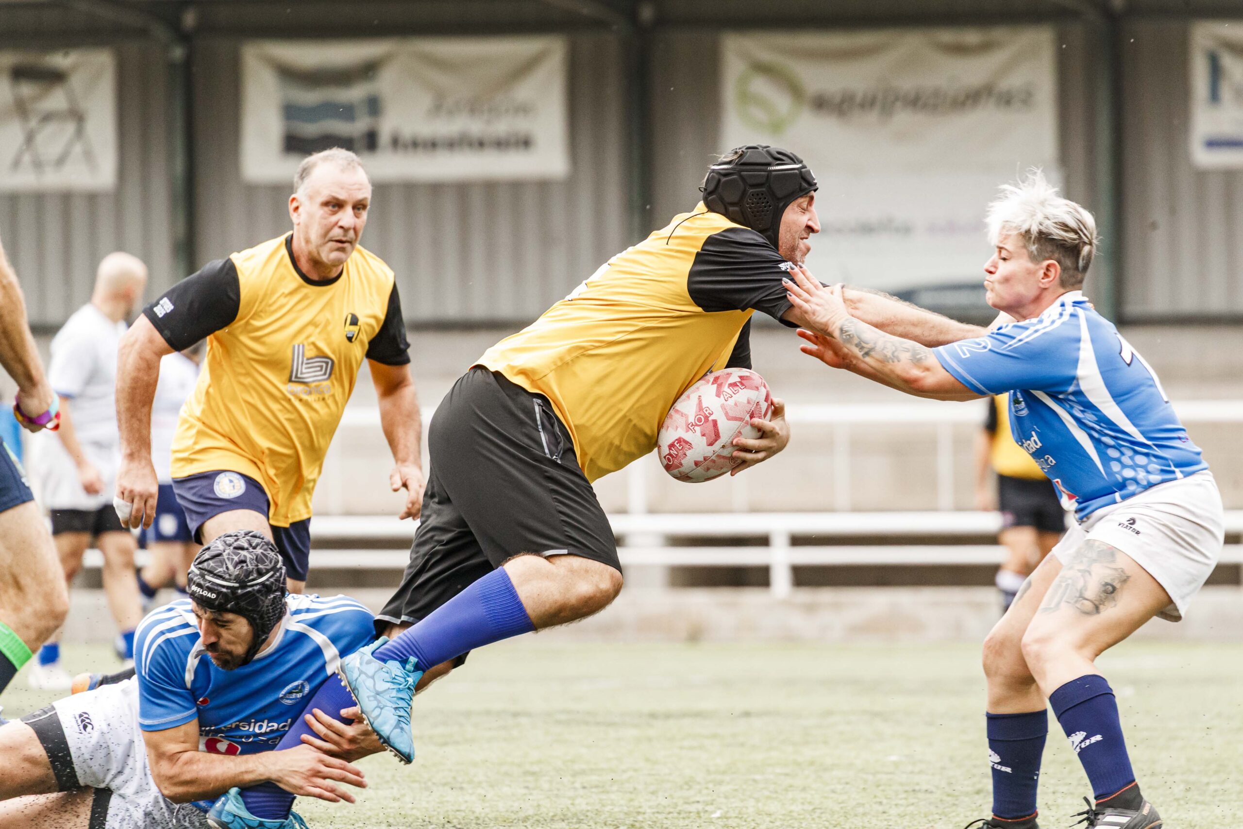25/10/2025. Imagenes correspondientes al XV Memorial Mauricio Gallego Soro organizado por el CD Universitario Rugby Zaragoza.