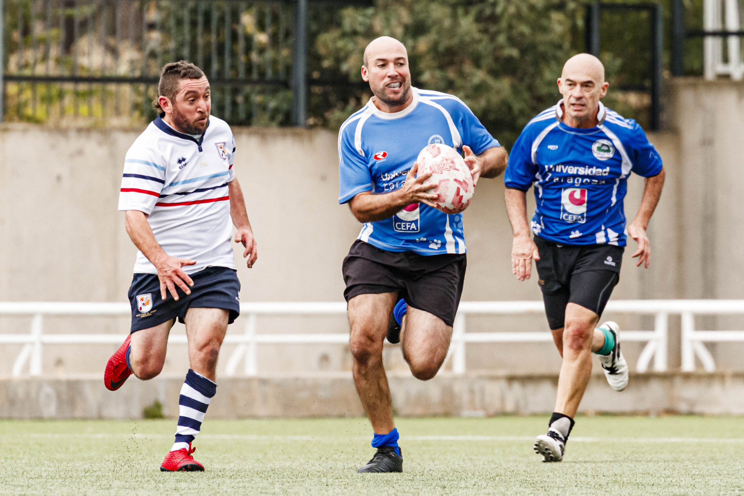25/10/2025. Imagenes correspondientes al XV Memorial Mauricio Gallego Soro organizado por el CD Universitario Rugby Zaragoza.