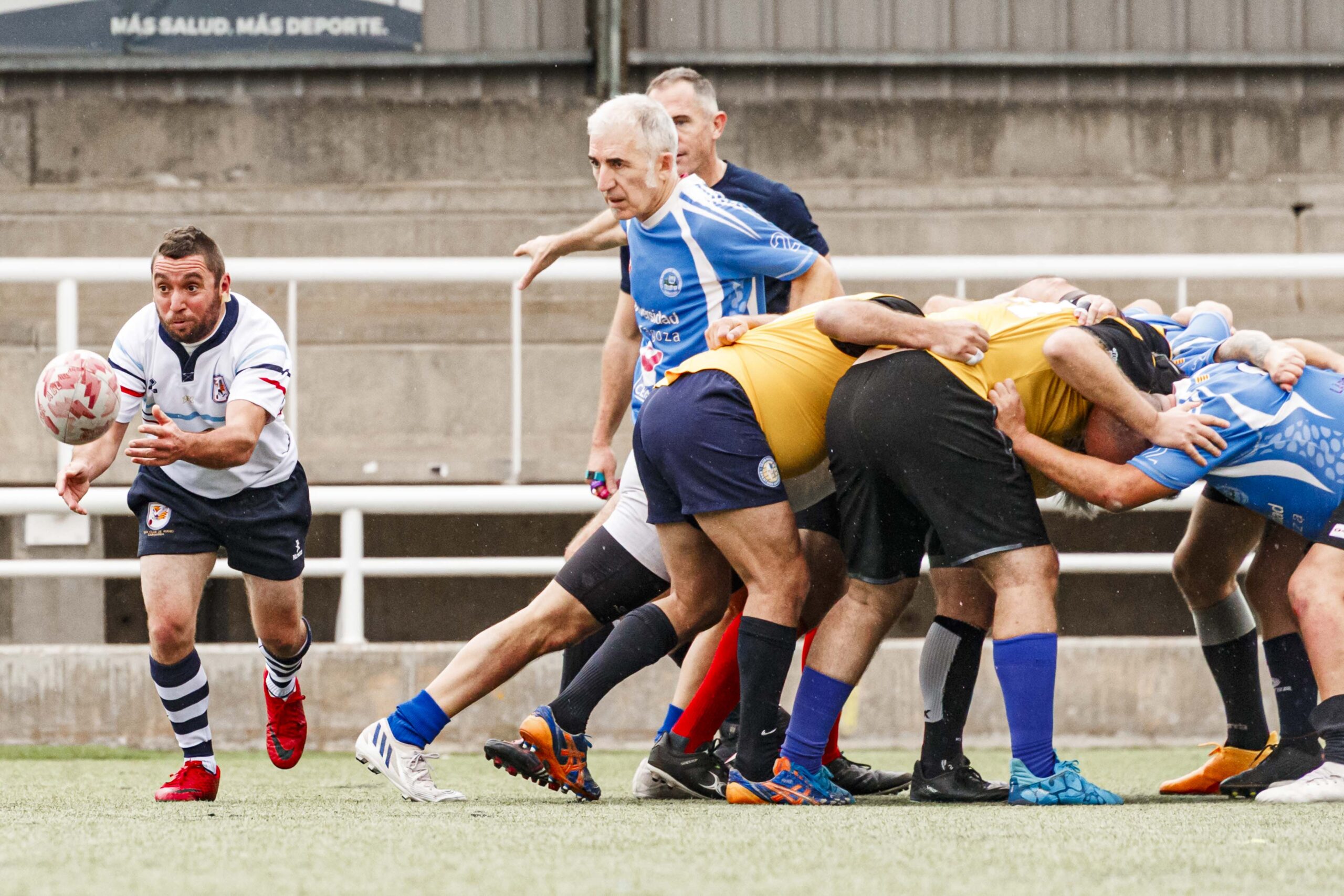 25/10/2025. Imagenes correspondientes al XV Memorial Mauricio Gallego Soro organizado por el CD Universitario Rugby Zaragoza.
