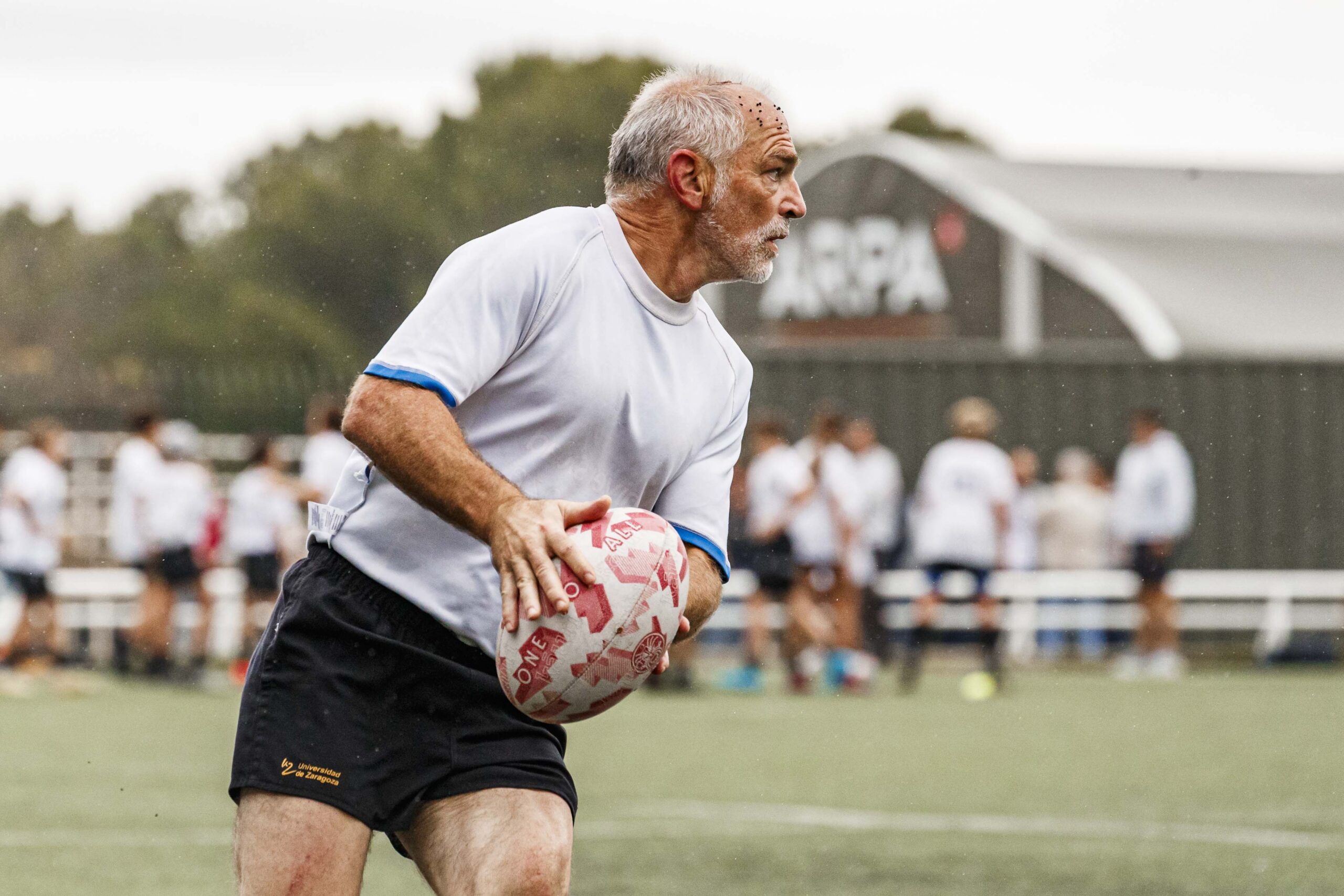 25/10/2025. Imagenes correspondientes al XV Memorial Mauricio Gallego Soro organizado por el CD Universitario Rugby Zaragoza.