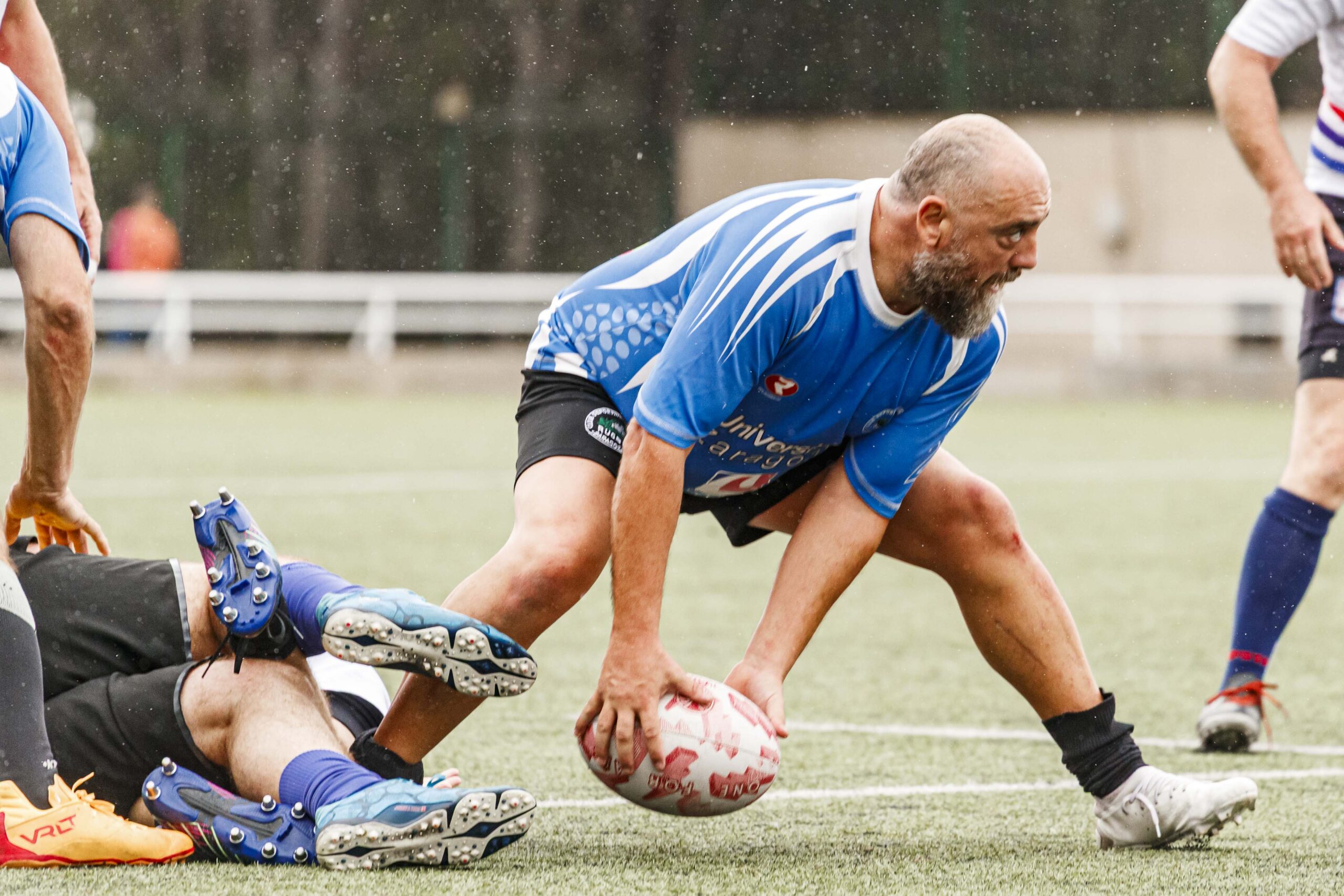 25/10/2025. Imagenes correspondientes al XV Memorial Mauricio Gallego Soro organizado por el CD Universitario Rugby Zaragoza.