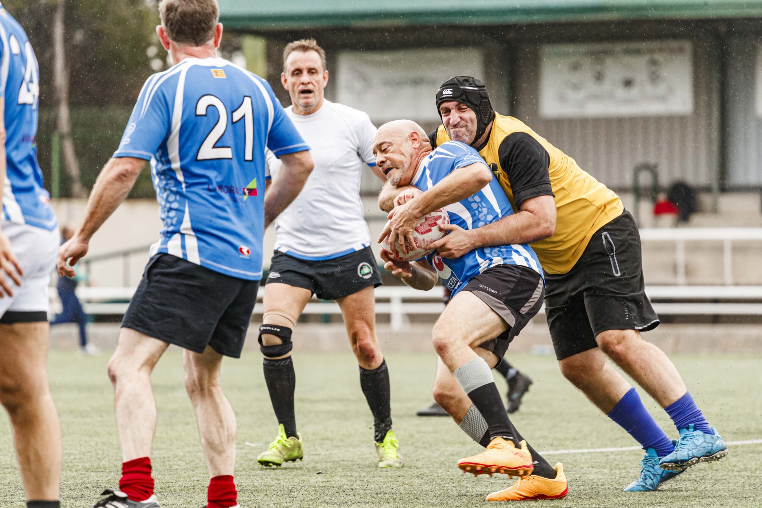 25/10/2025. Imagenes correspondientes al XV Memorial Mauricio Gallego Soro organizado por el CD Universitario Rugby Zaragoza.