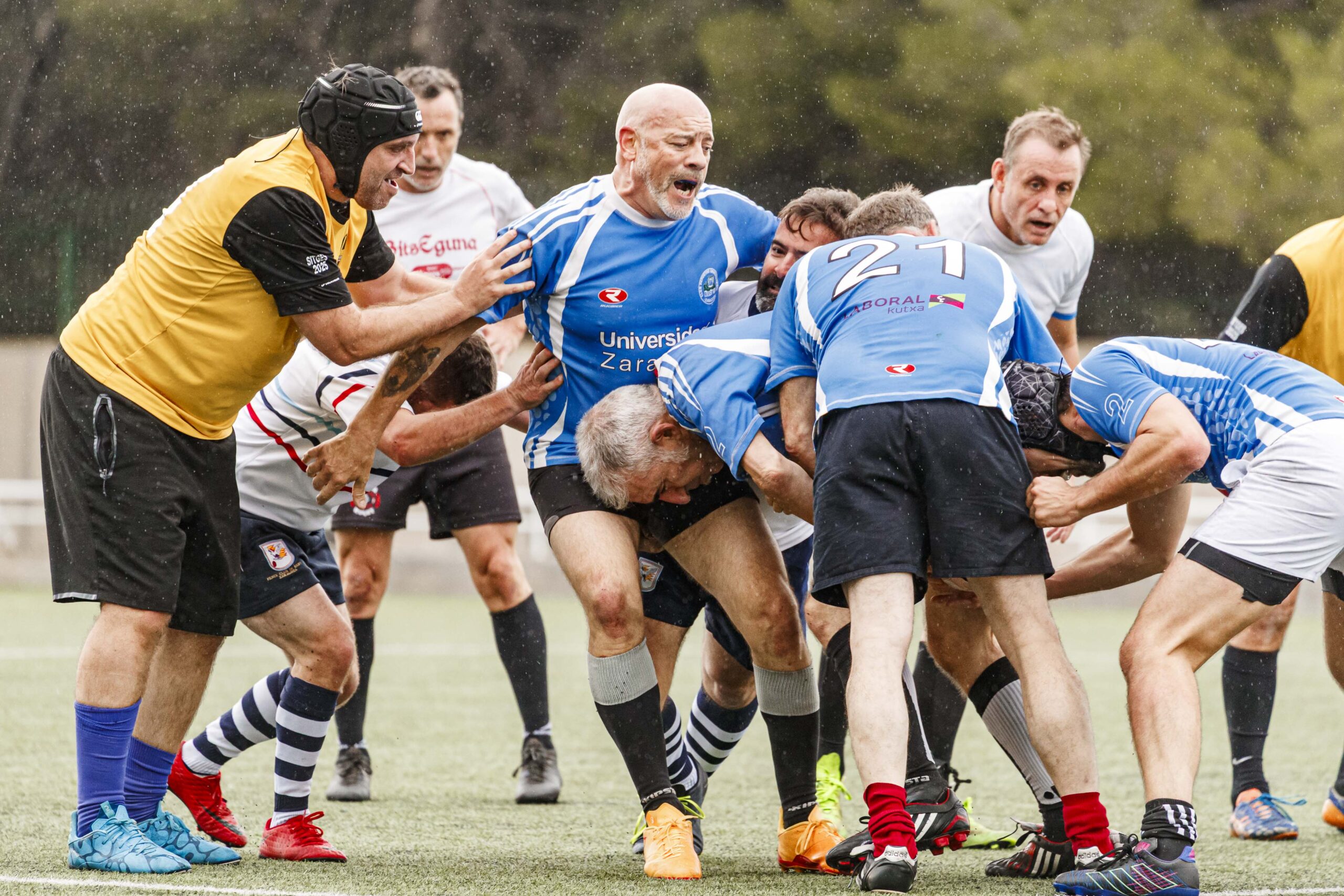 25/10/2025. Imagenes correspondientes al XV Memorial Mauricio Gallego Soro organizado por el CD Universitario Rugby Zaragoza.
