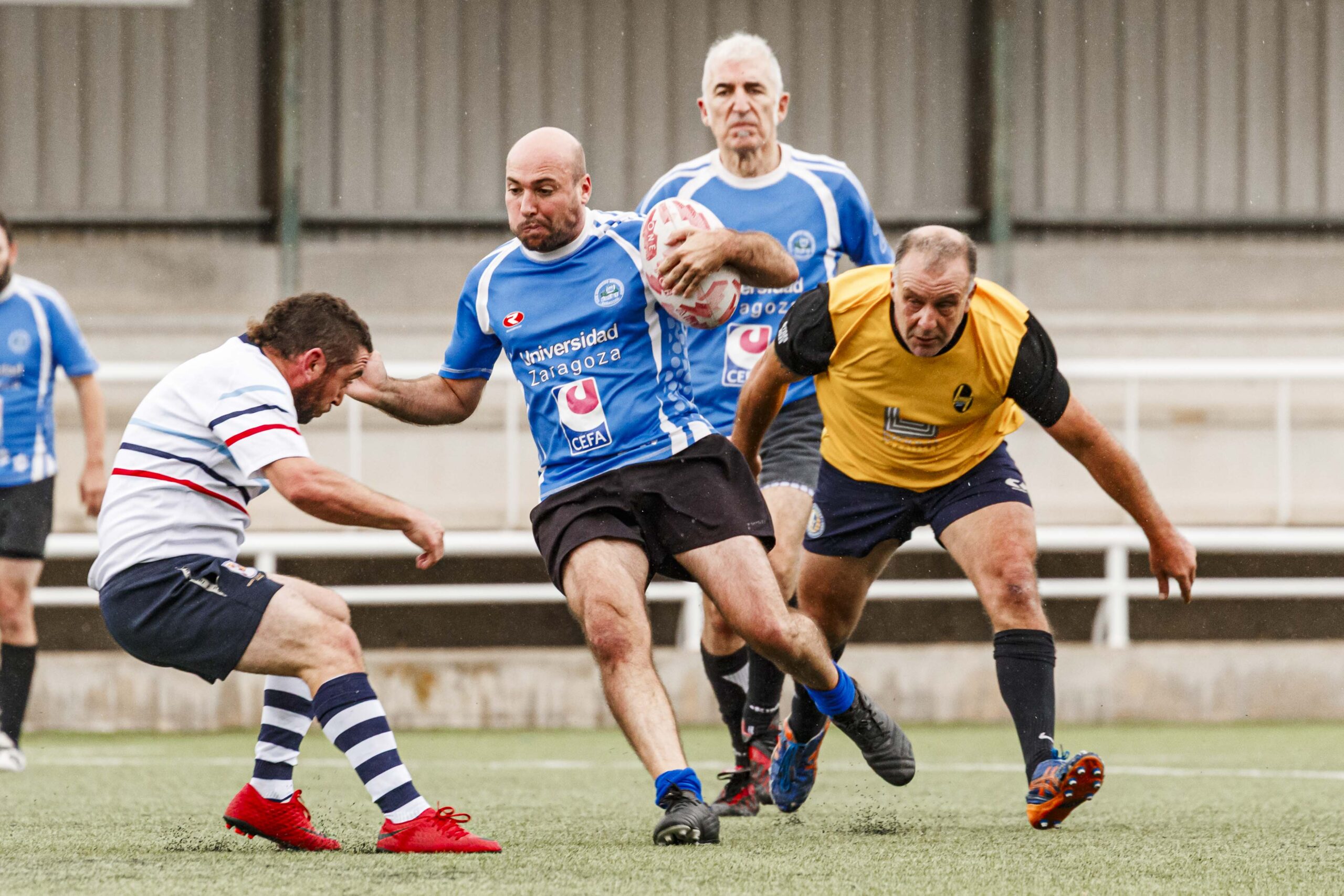 25/10/2025. Imagenes correspondientes al XV Memorial Mauricio Gallego Soro organizado por el CD Universitario Rugby Zaragoza.