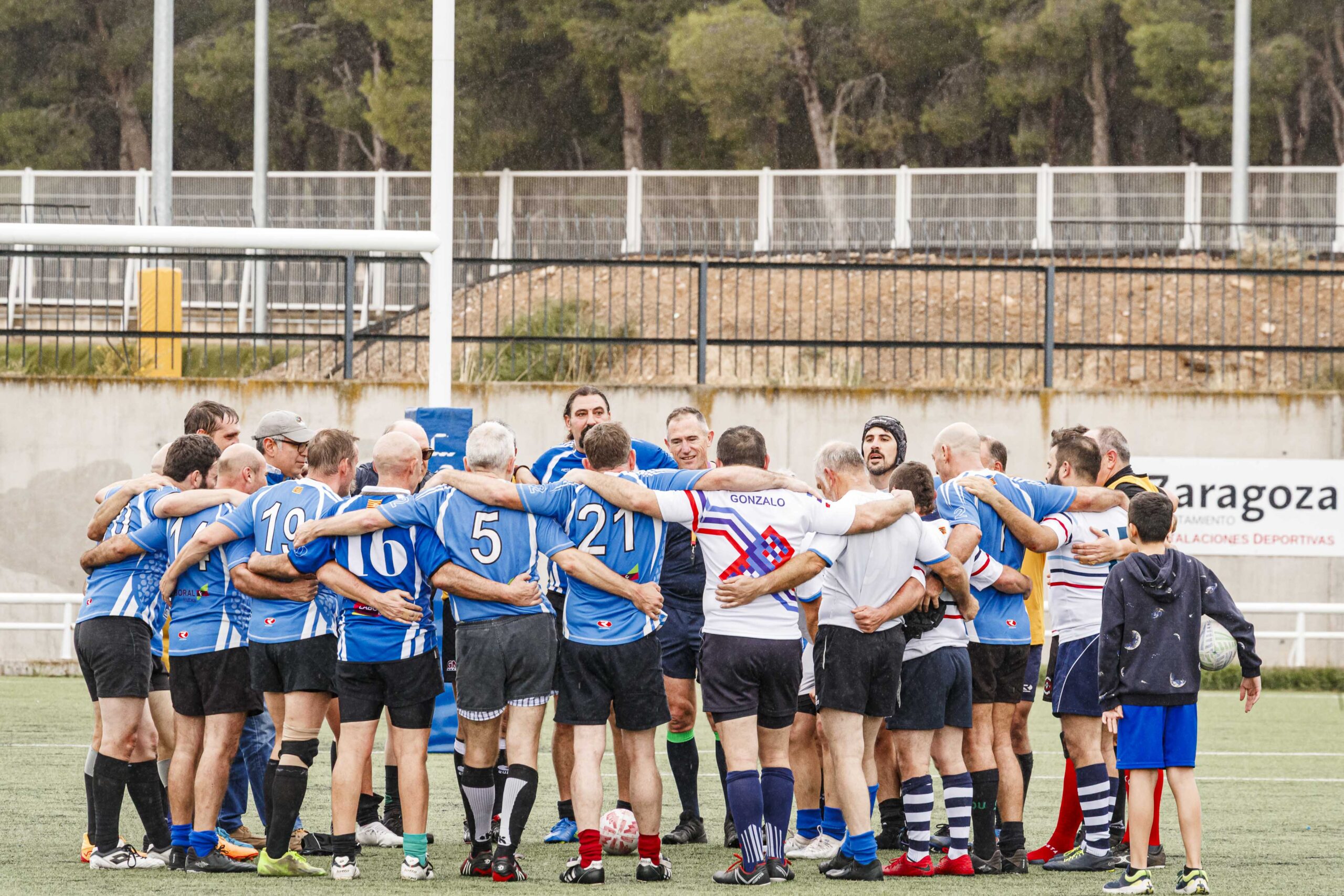 25/10/2025. Imagenes correspondientes al XV Memorial Mauricio Gallego Soro organizado por el CD Universitario Rugby Zaragoza.