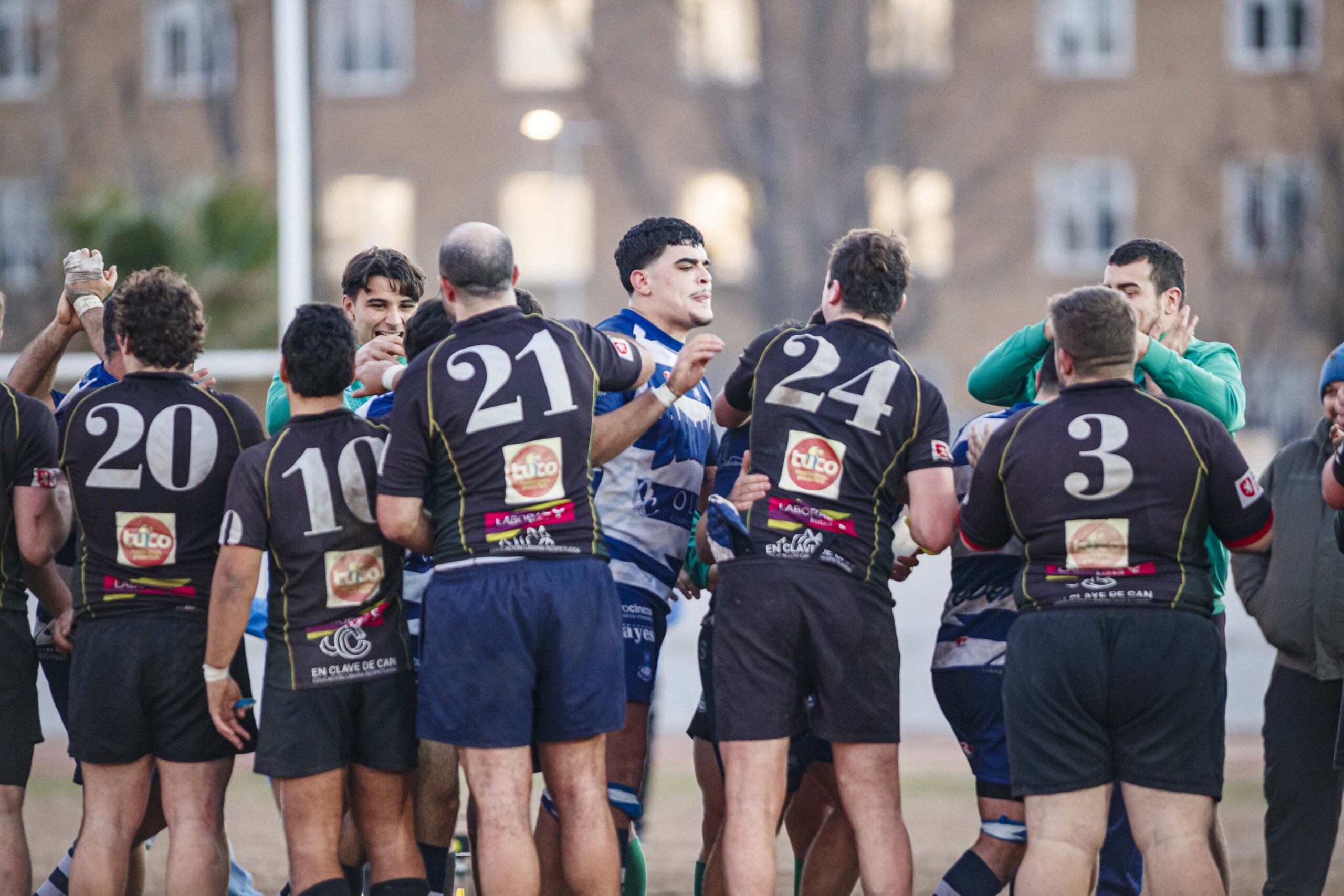 Partido correspondiente a la jornada 6 de la Liga Aragonesa de rugby masculino entre el CEFA Unizar y el Ejea
