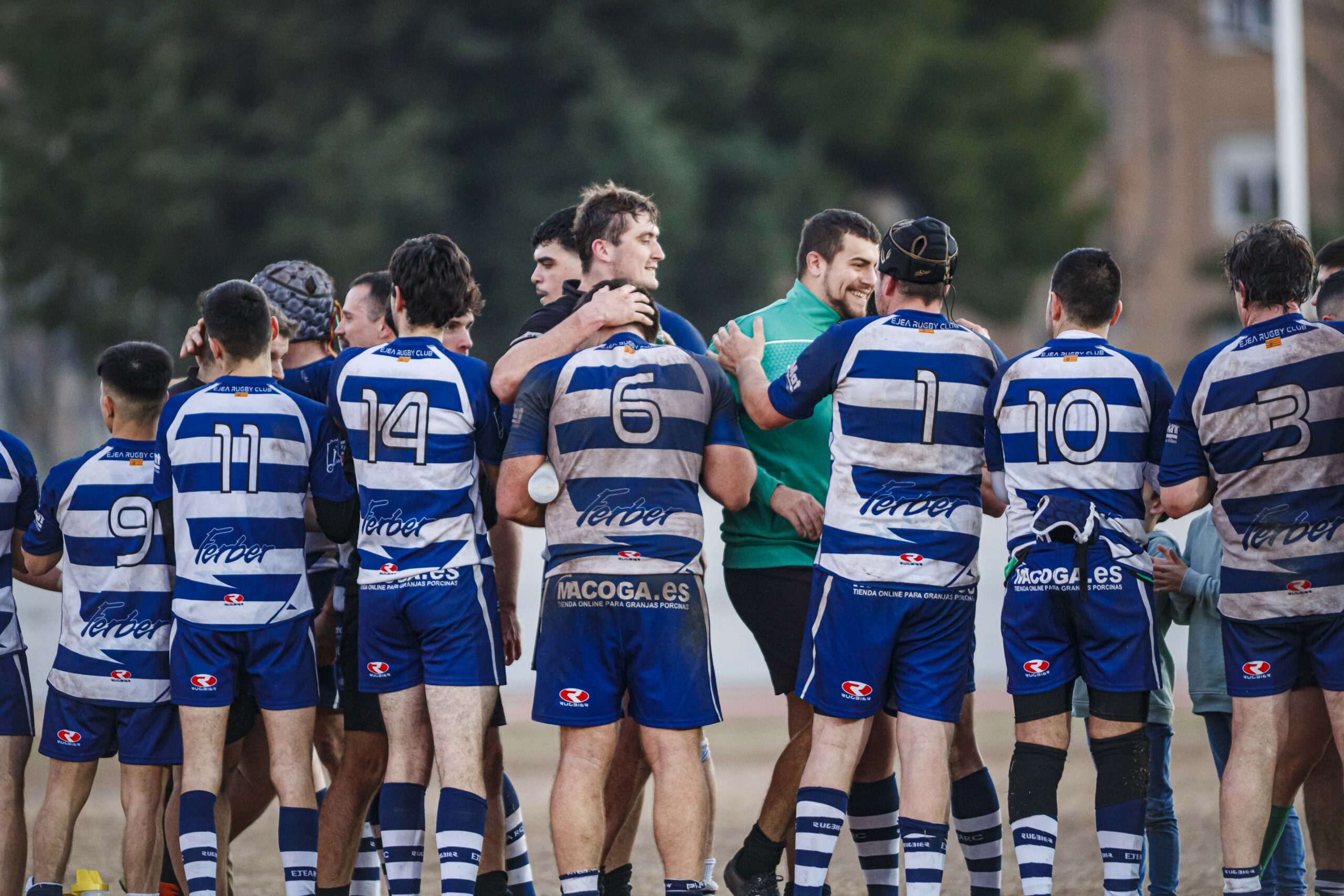 Partido correspondiente a la jornada 6 de la Liga Aragonesa de rugby masculino entre el CEFA Unizar y el Ejea