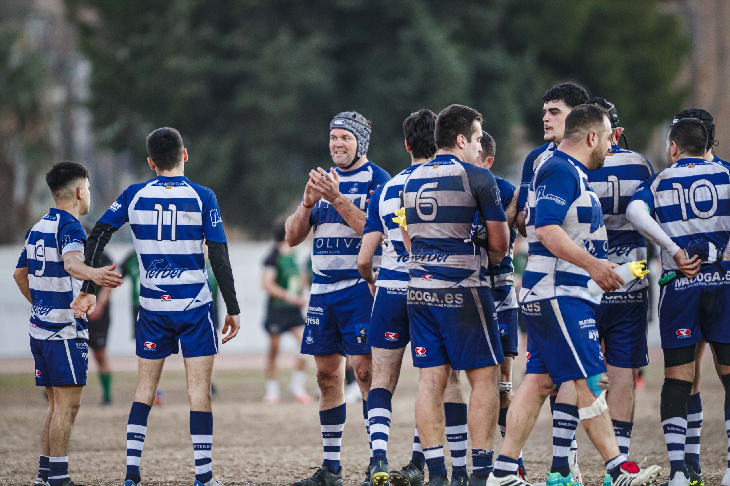 Partido correspondiente a la jornada 6 de la Liga Aragonesa de rugby masculino entre el CEFA Unizar y el Ejea