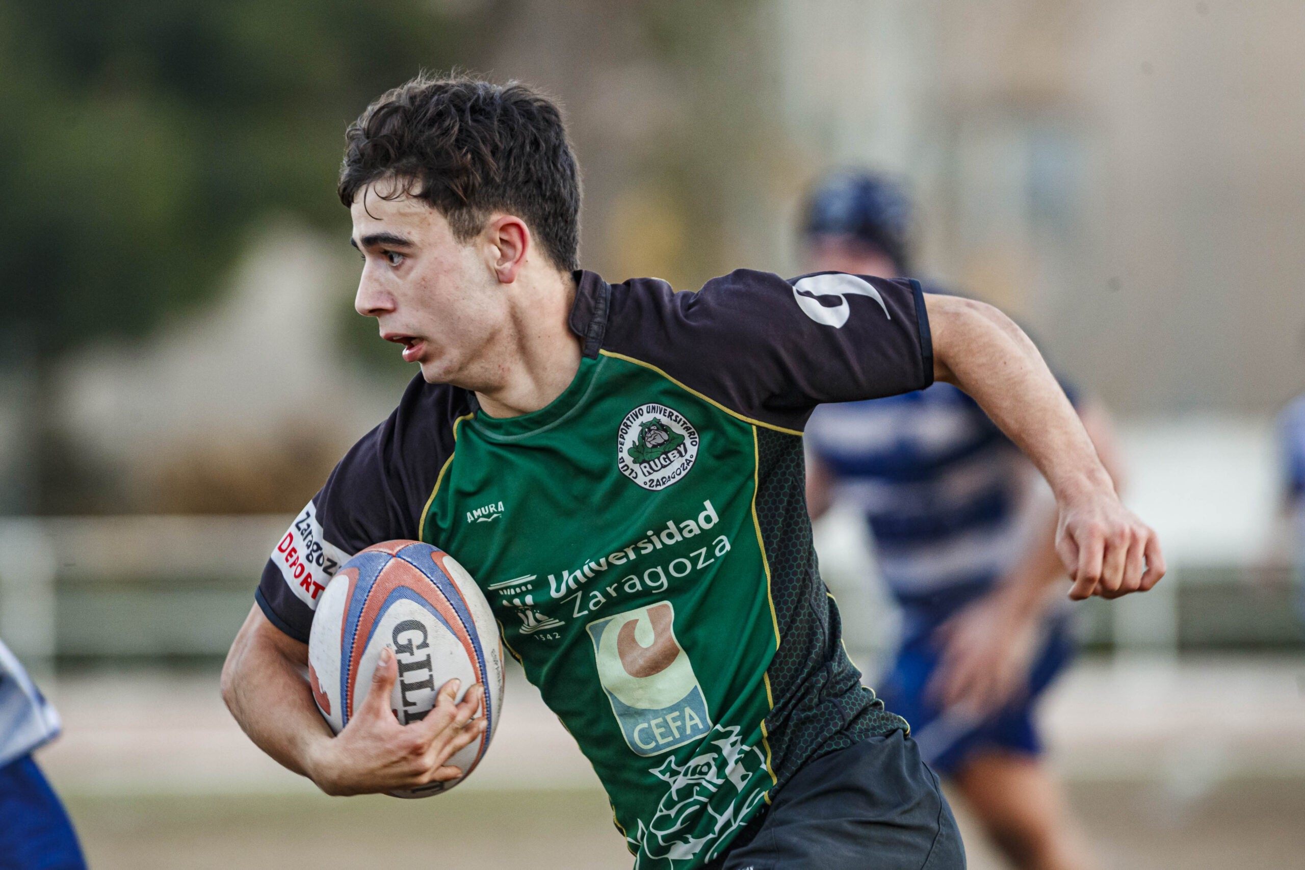 Partido correspondiente a la jornada 6 de la Liga Aragonesa de rugby masculino entre el CEFA Unizar y el Ejea