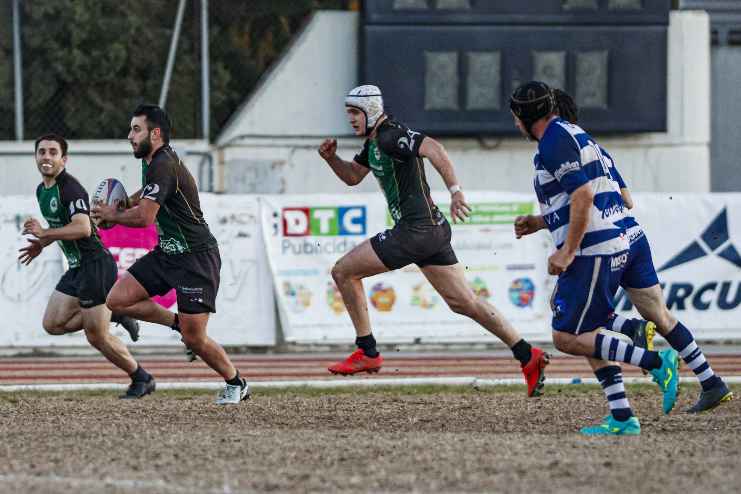 Partido correspondiente a la jornada 6 de la Liga Aragonesa de rugby masculino entre el CEFA Unizar y el Ejea