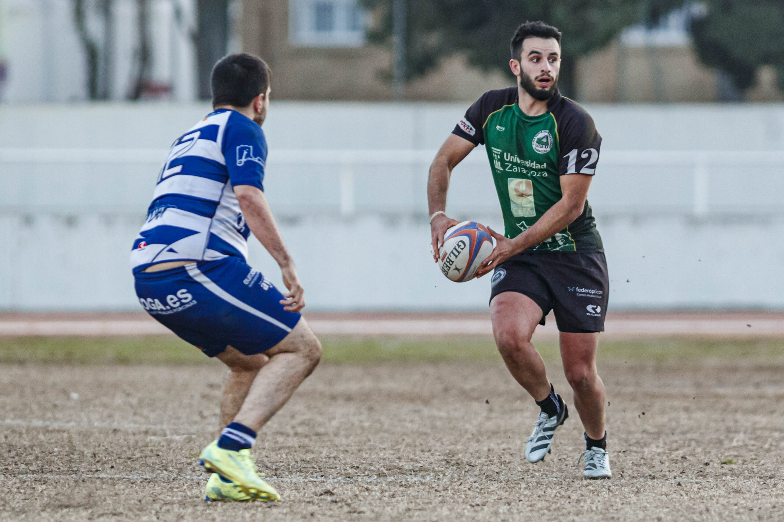 Partido correspondiente a la jornada 6 de la Liga Aragonesa de rugby masculino entre el CEFA Unizar y el Ejea